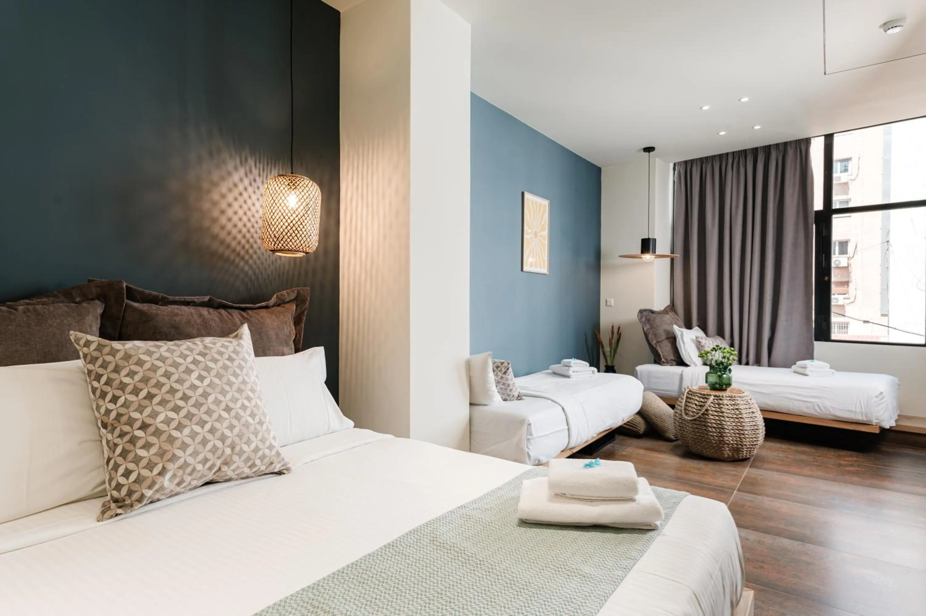 Bed in Ciel Living Athens