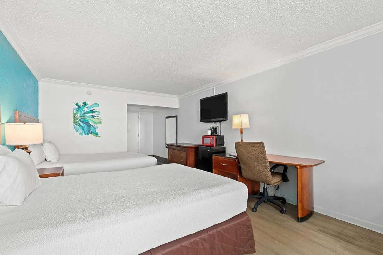 Bed in The Reef At Seahaven Beach Resorts