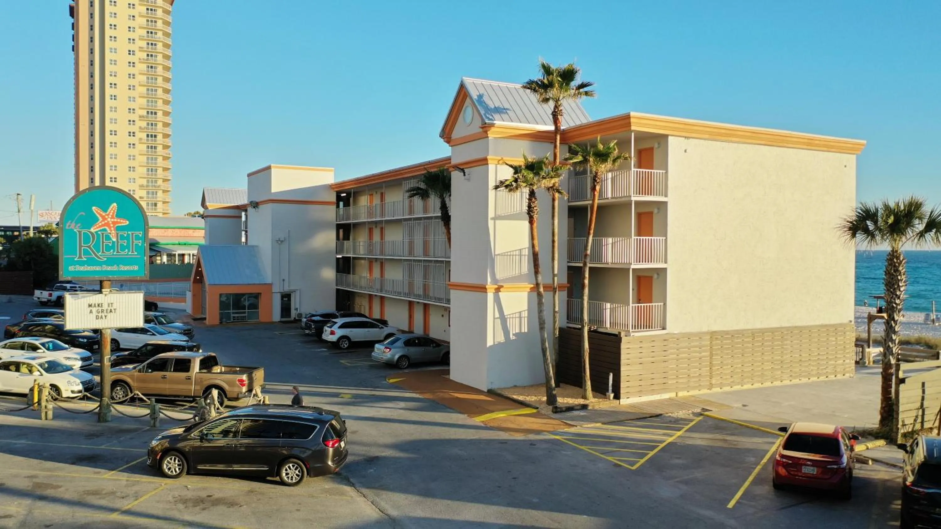 Property building in The Reef At Seahaven Beach Resorts