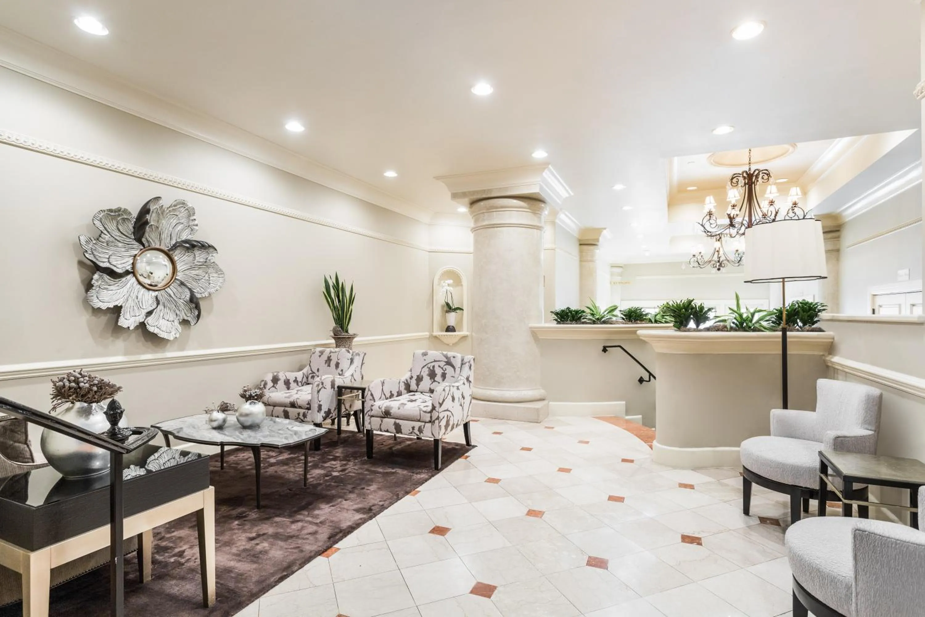 Lobby or reception in Montecito Inn