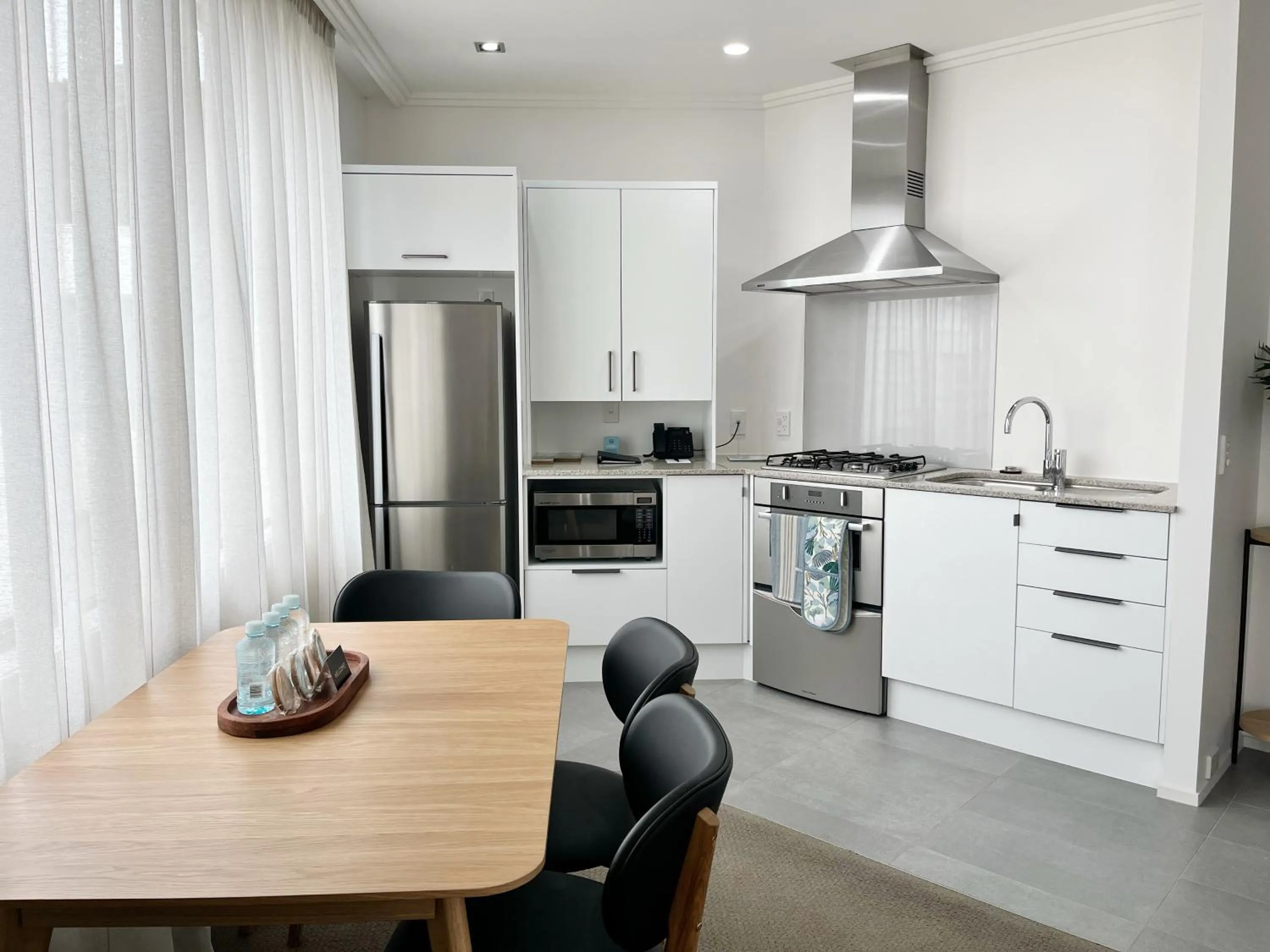 Dining area in Trinity Wharf Tauranga