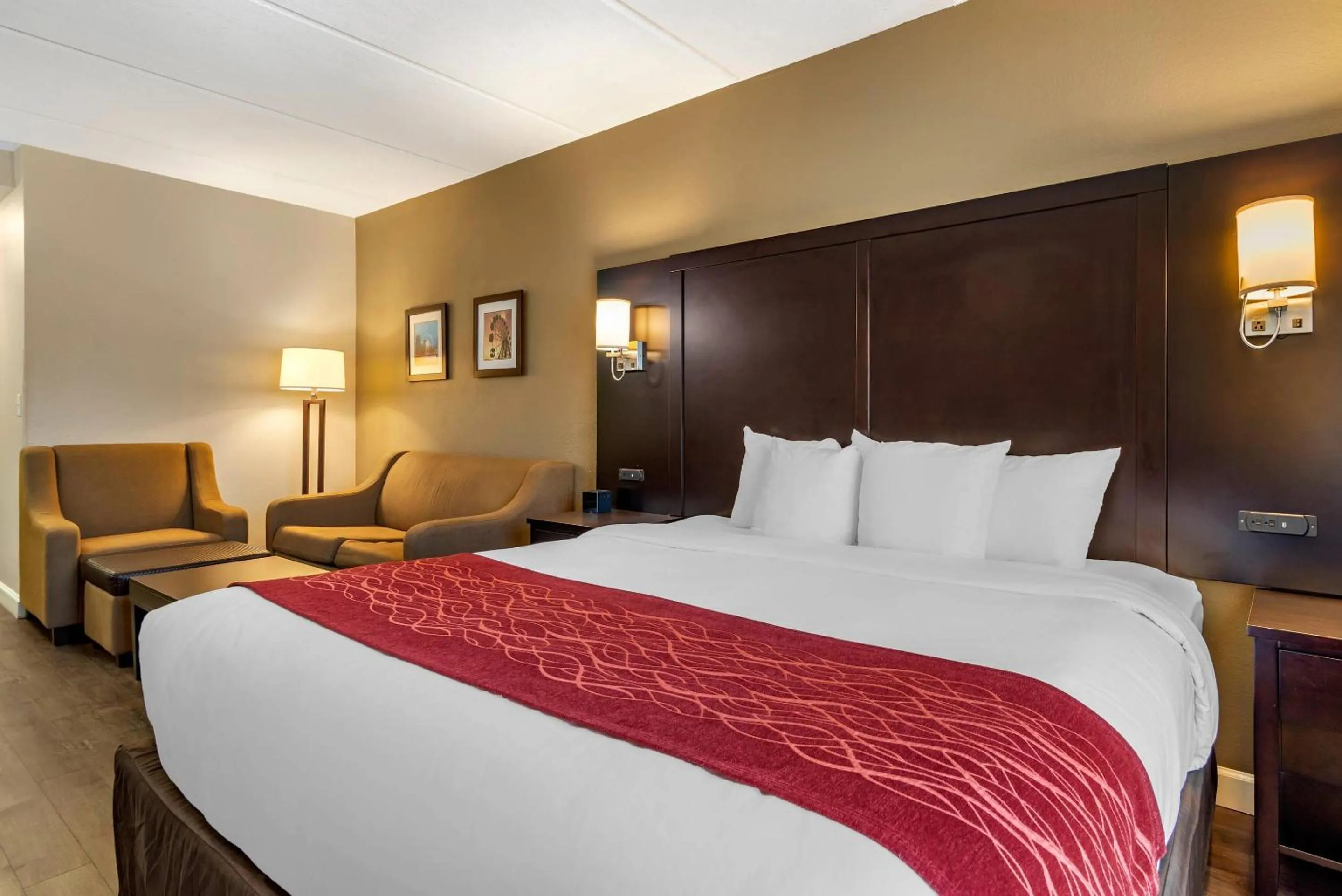Bedroom, Bed in Comfort Inn & Suites near Six Flags