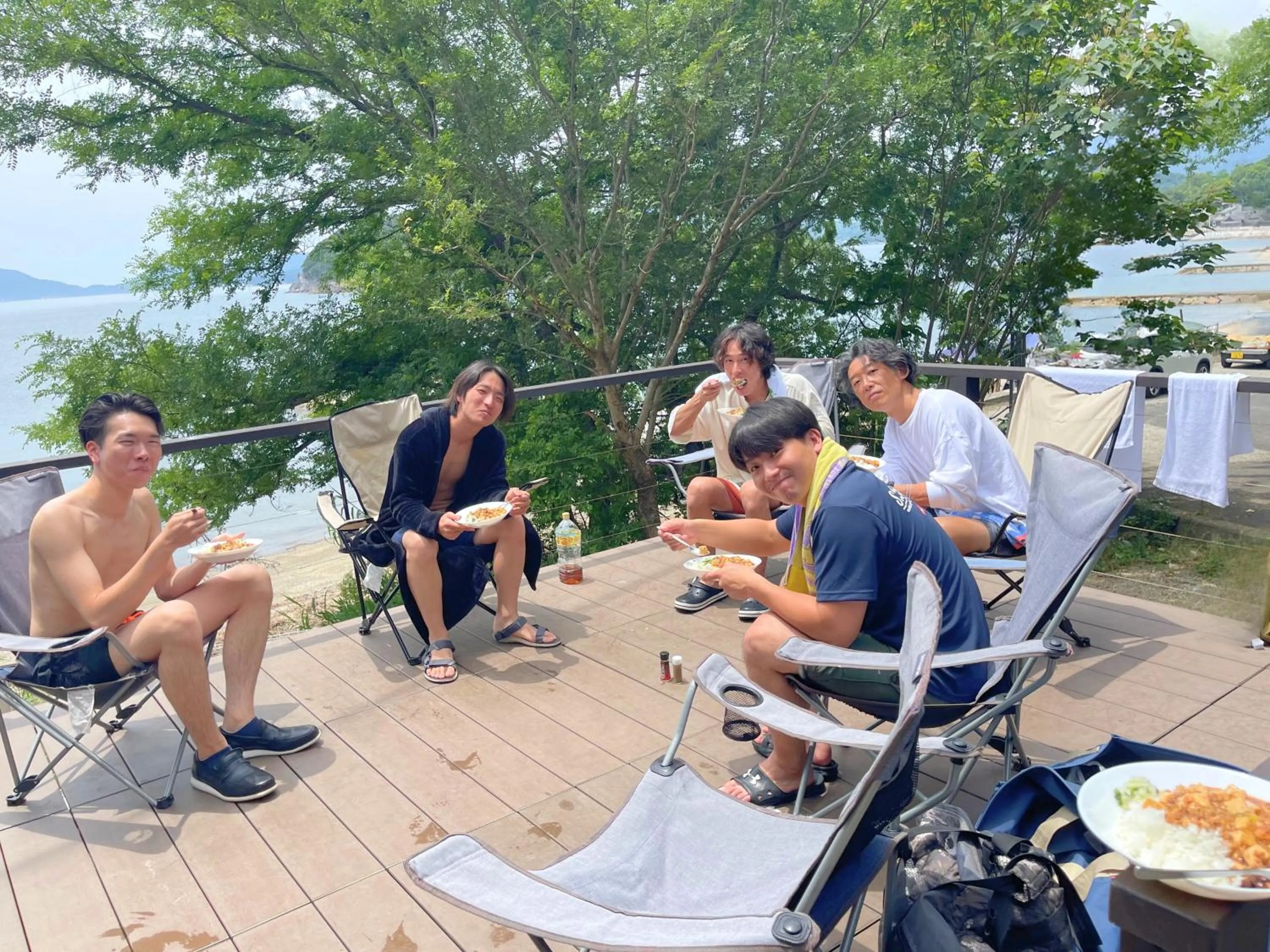 People in villa chillon