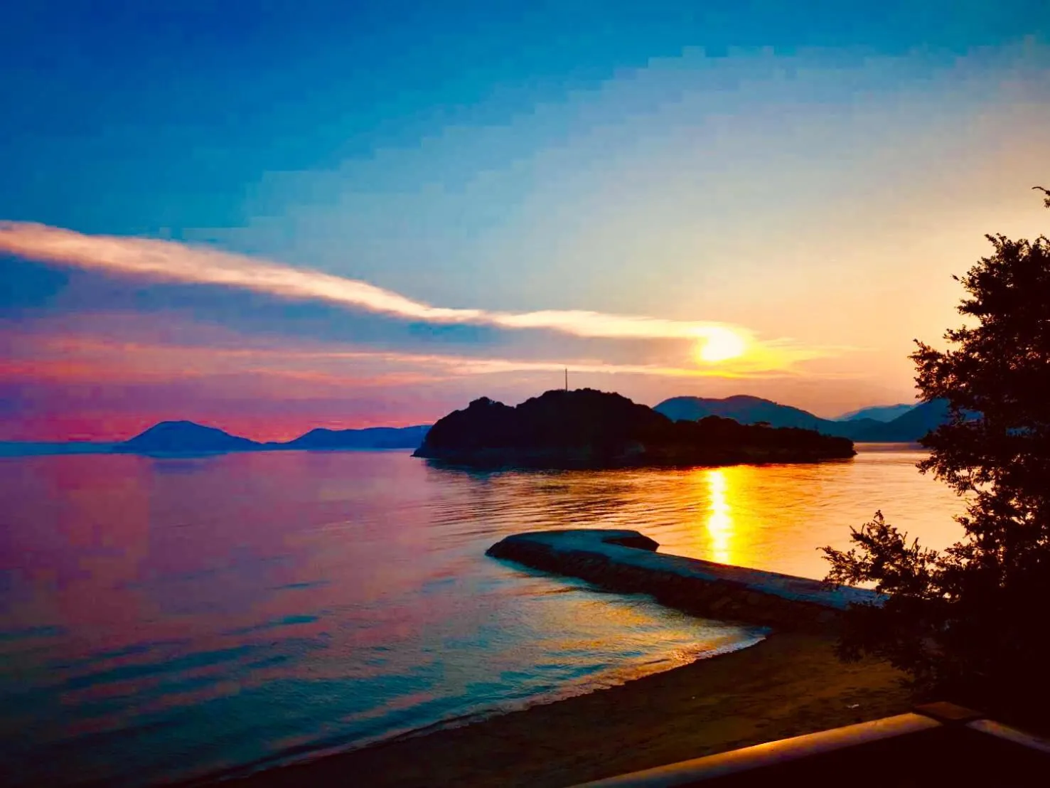 Natural landscape in villa chillon