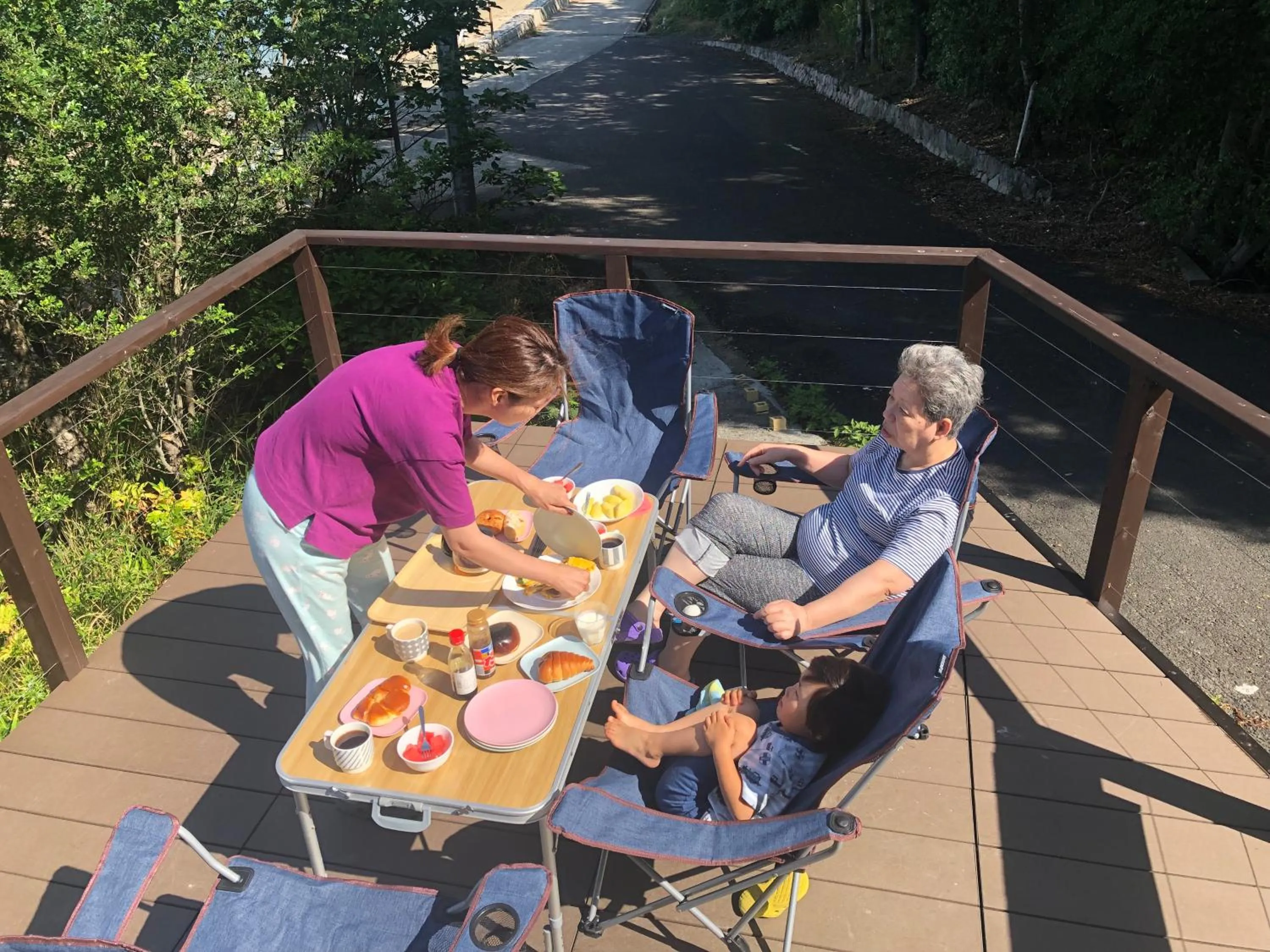Balcony/Terrace in villa chillon