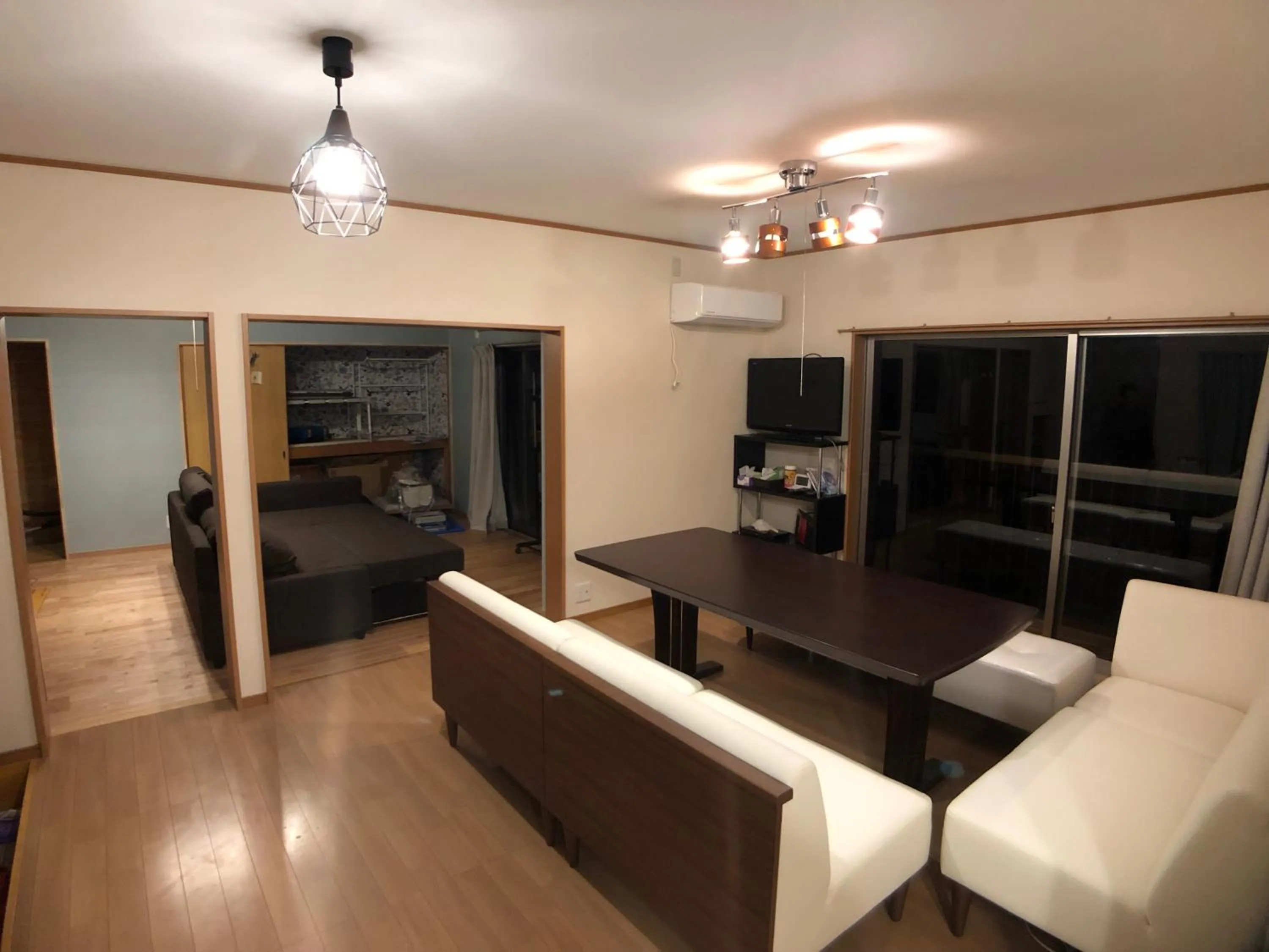 Living room in villa chillon