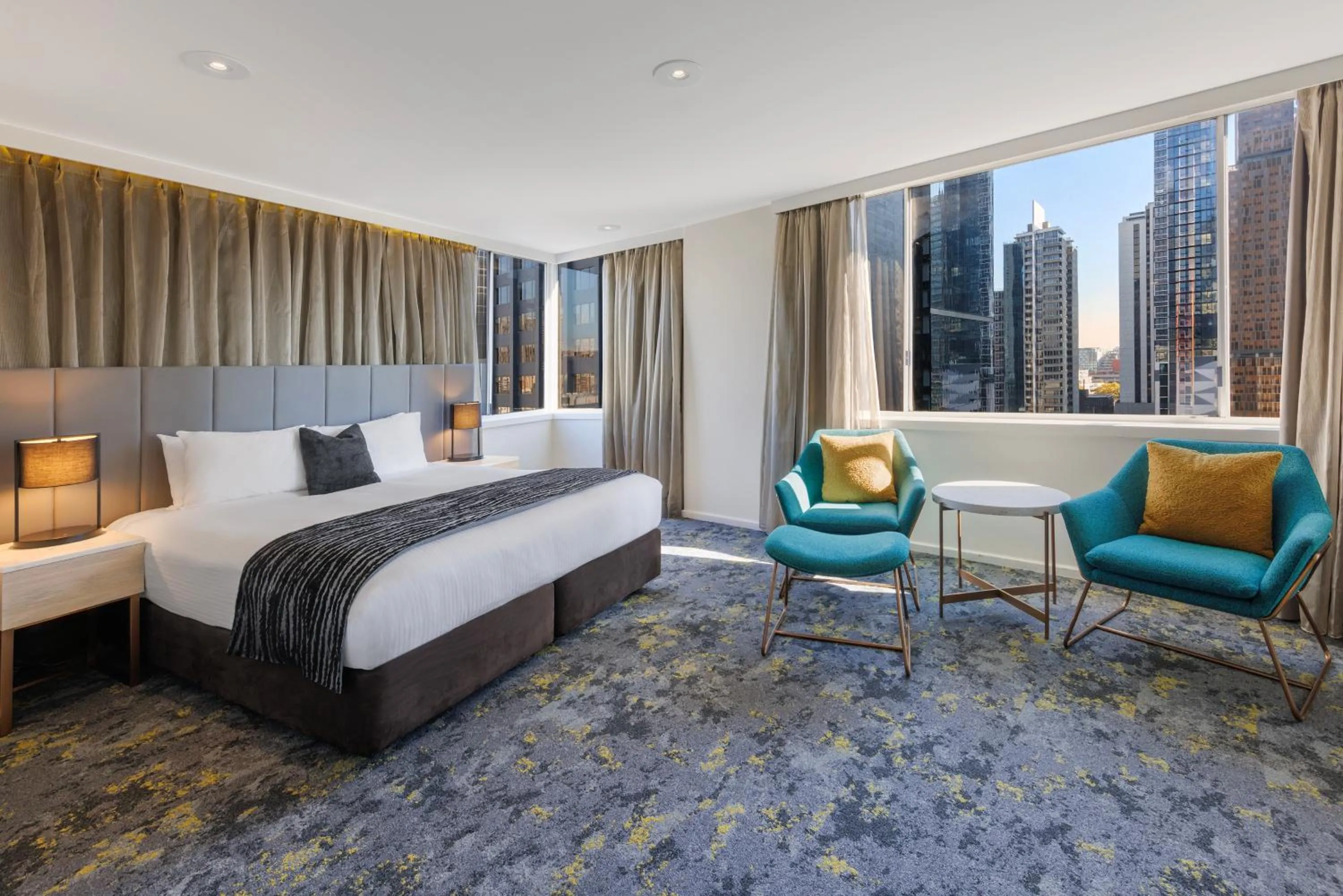 Bedroom, Bed in Hotel Grand Chancellor Melbourne