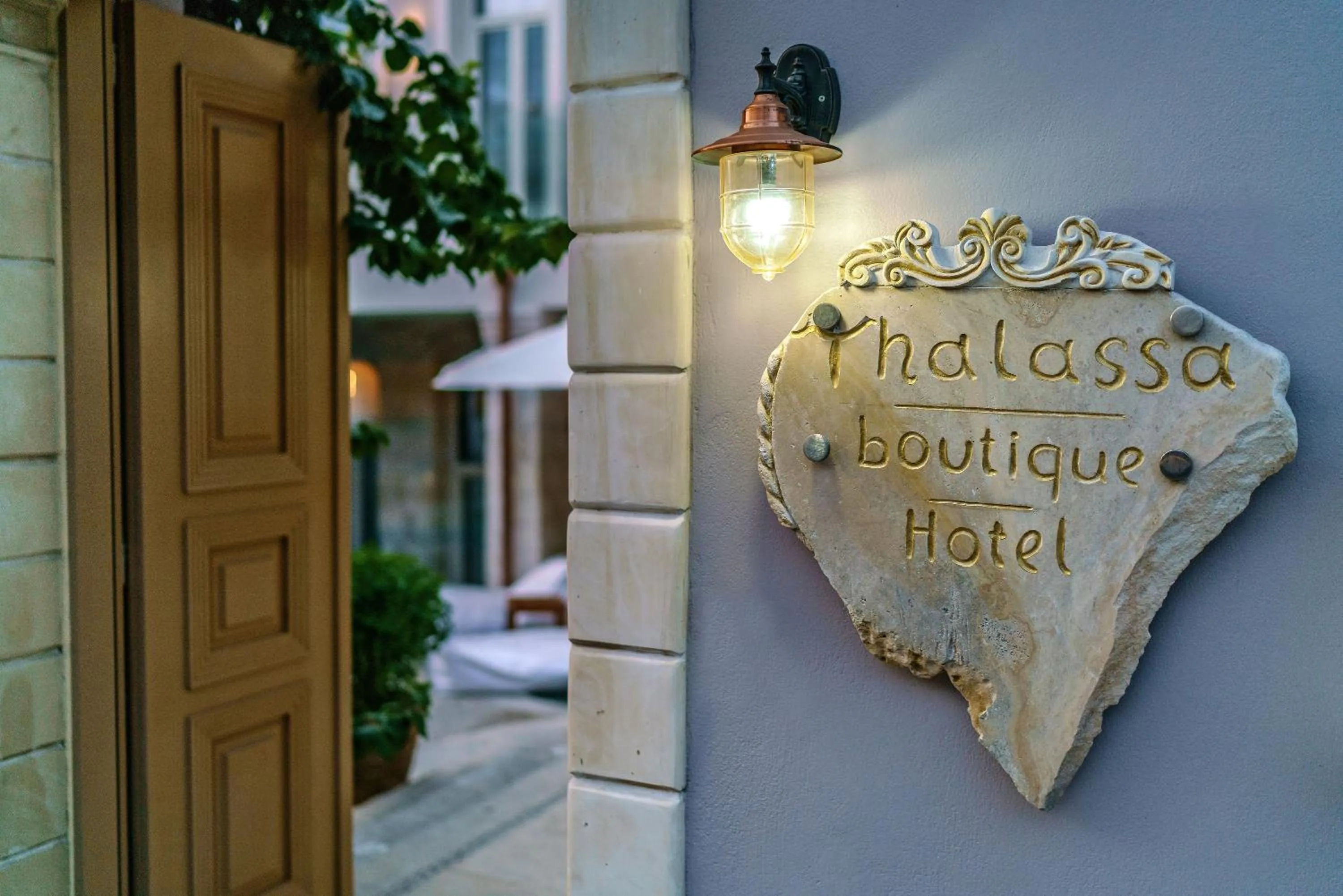 Facade/entrance in Thalassa Boutique Hotel