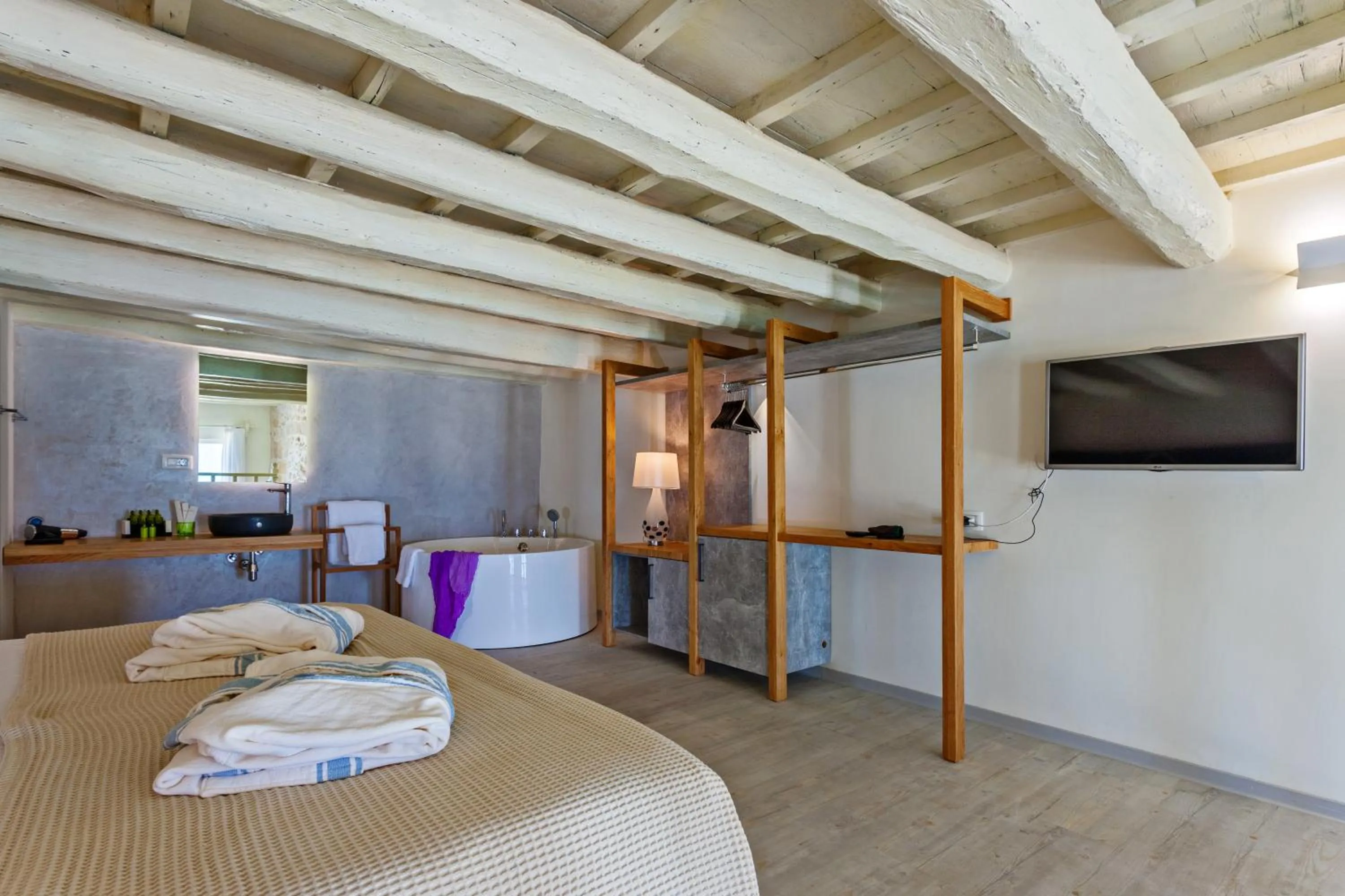 TV and multimedia in Thalassa Boutique Hotel