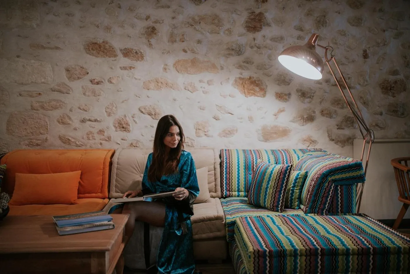 Living room in Thalassa Boutique Hotel