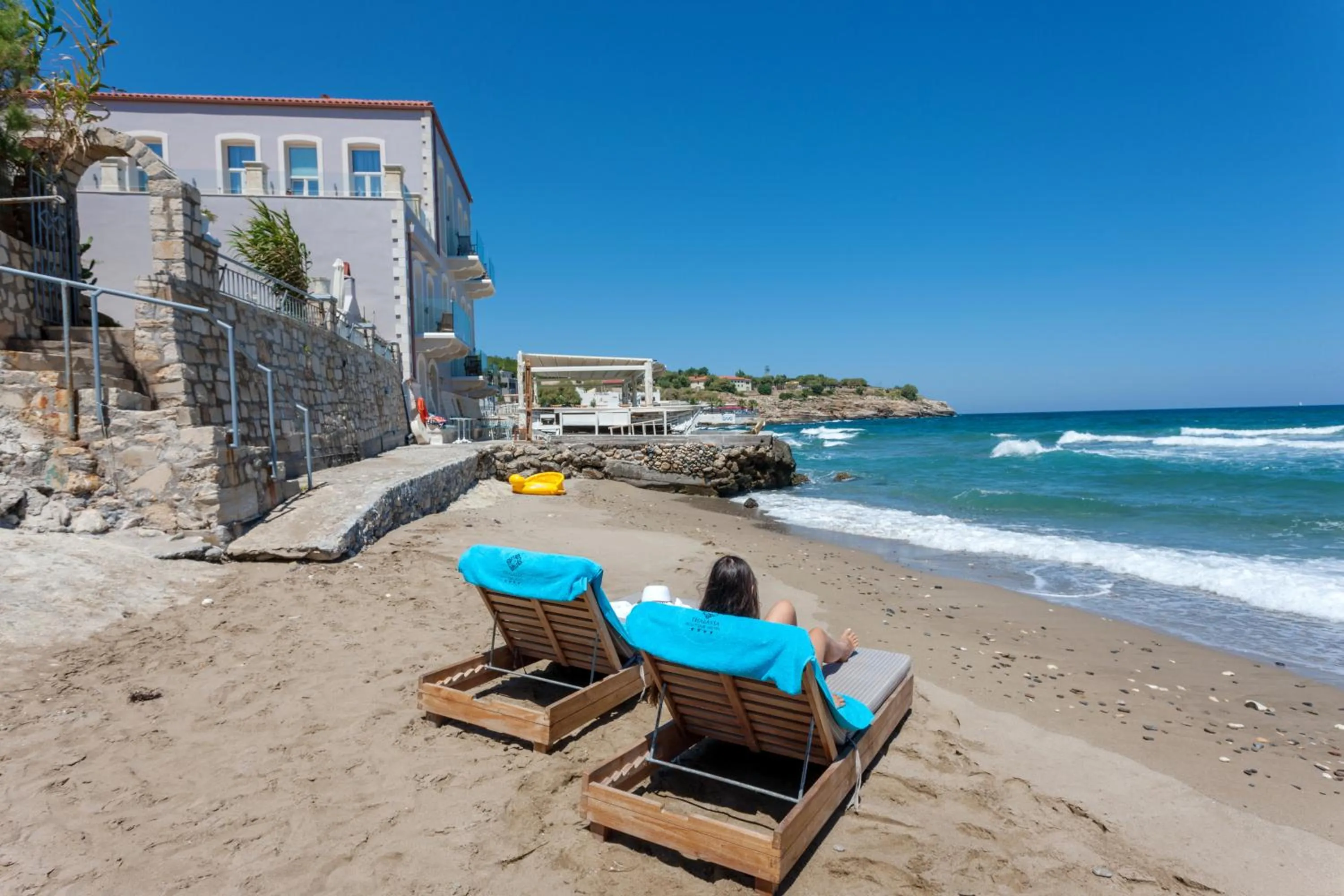 Beach in Thalassa Boutique Hotel