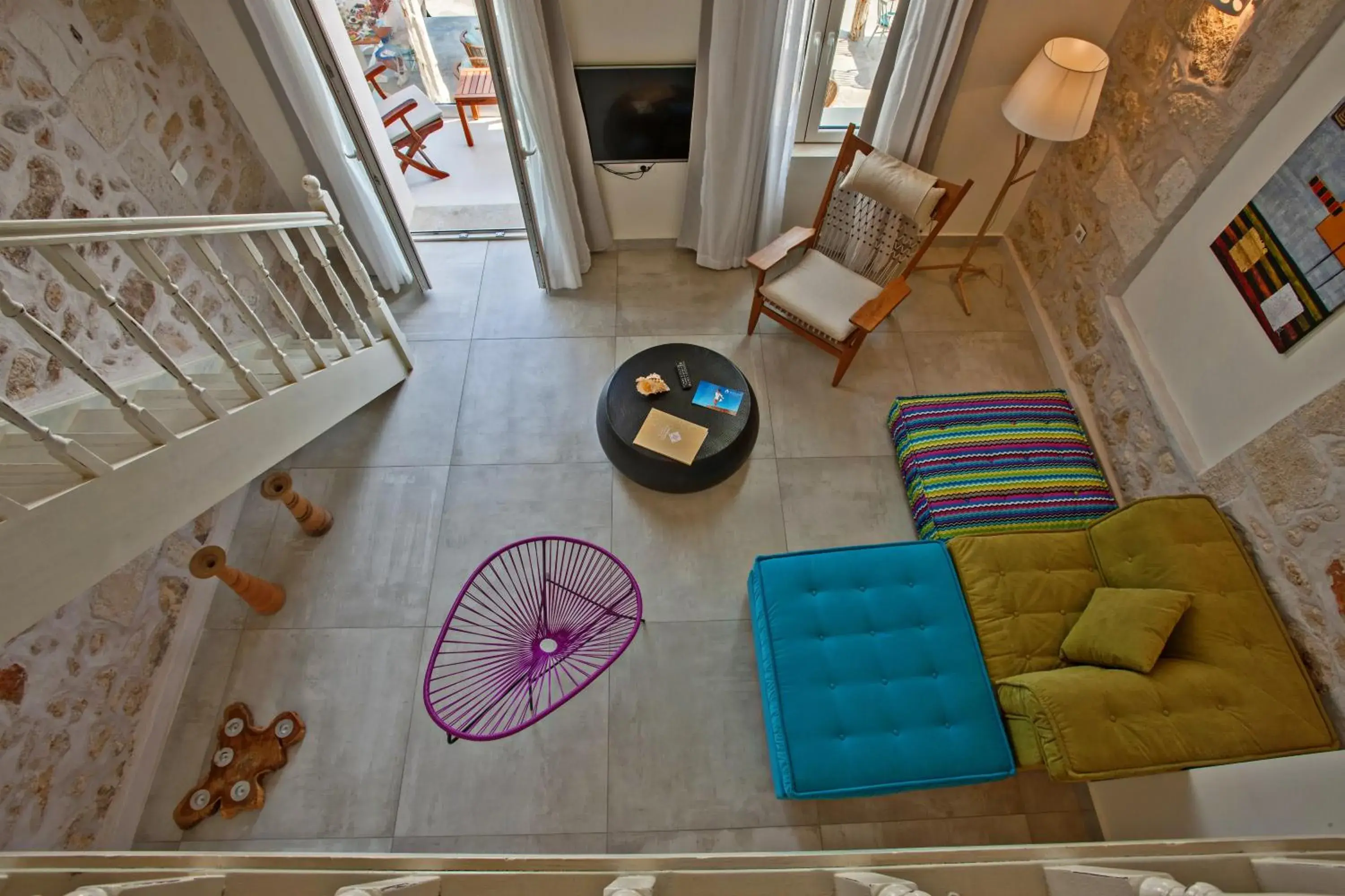 Living room in Thalassa Boutique Hotel Living room in Thalassa Boutique Hotel