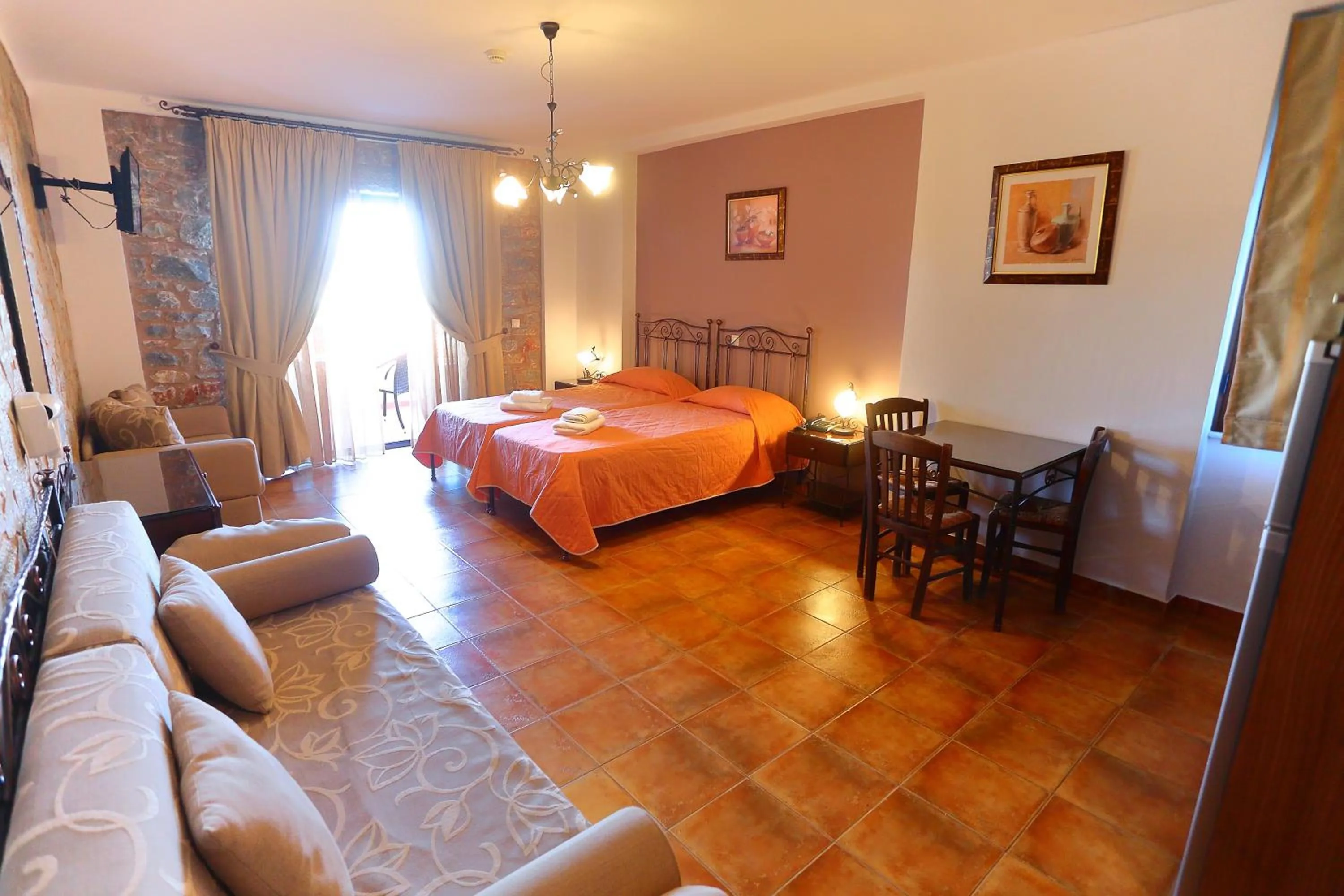 Photo of the whole room, Bed in Vathi Hotel Apartment Hotel