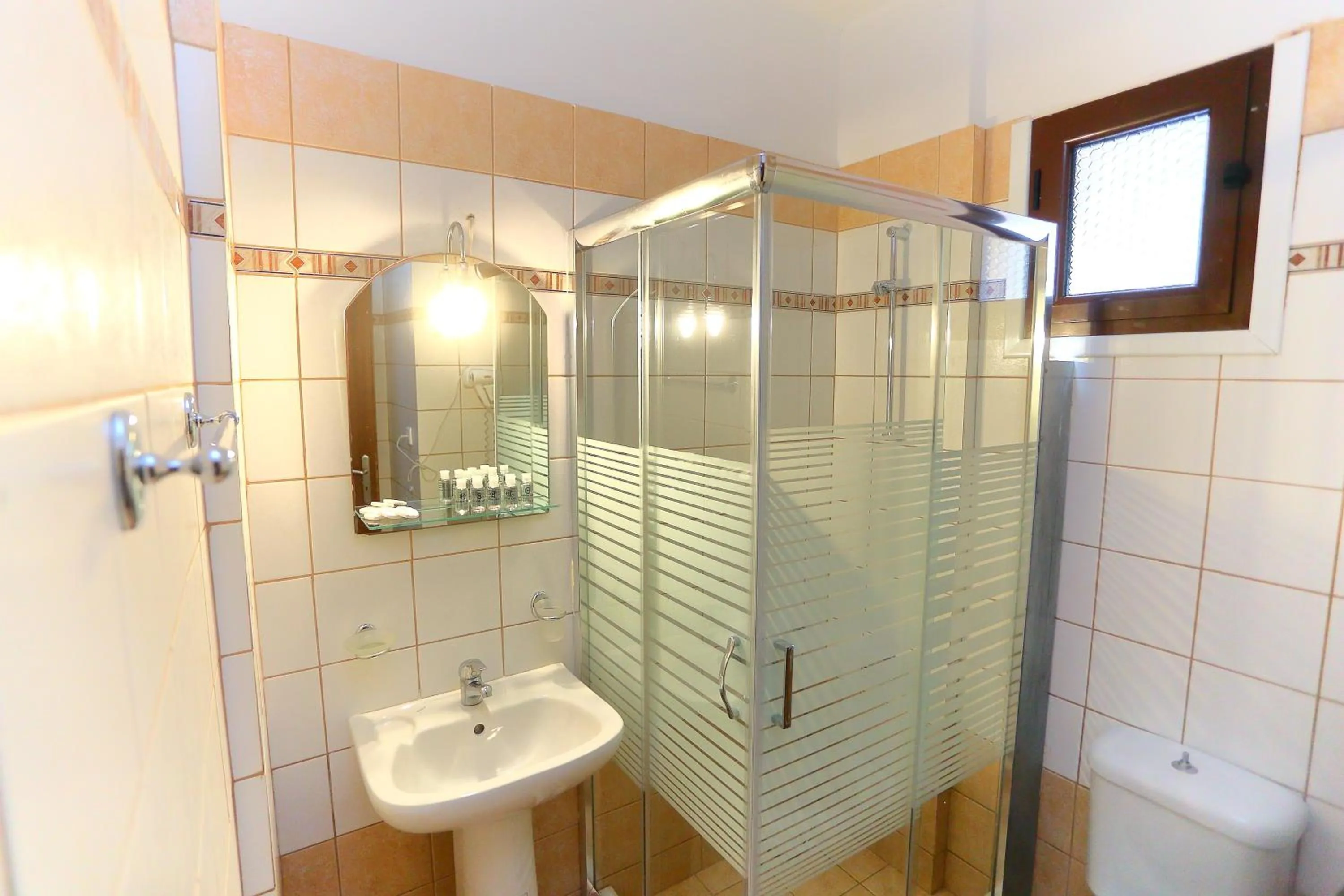 Bathroom in Vathi Hotel Apartment Hotel