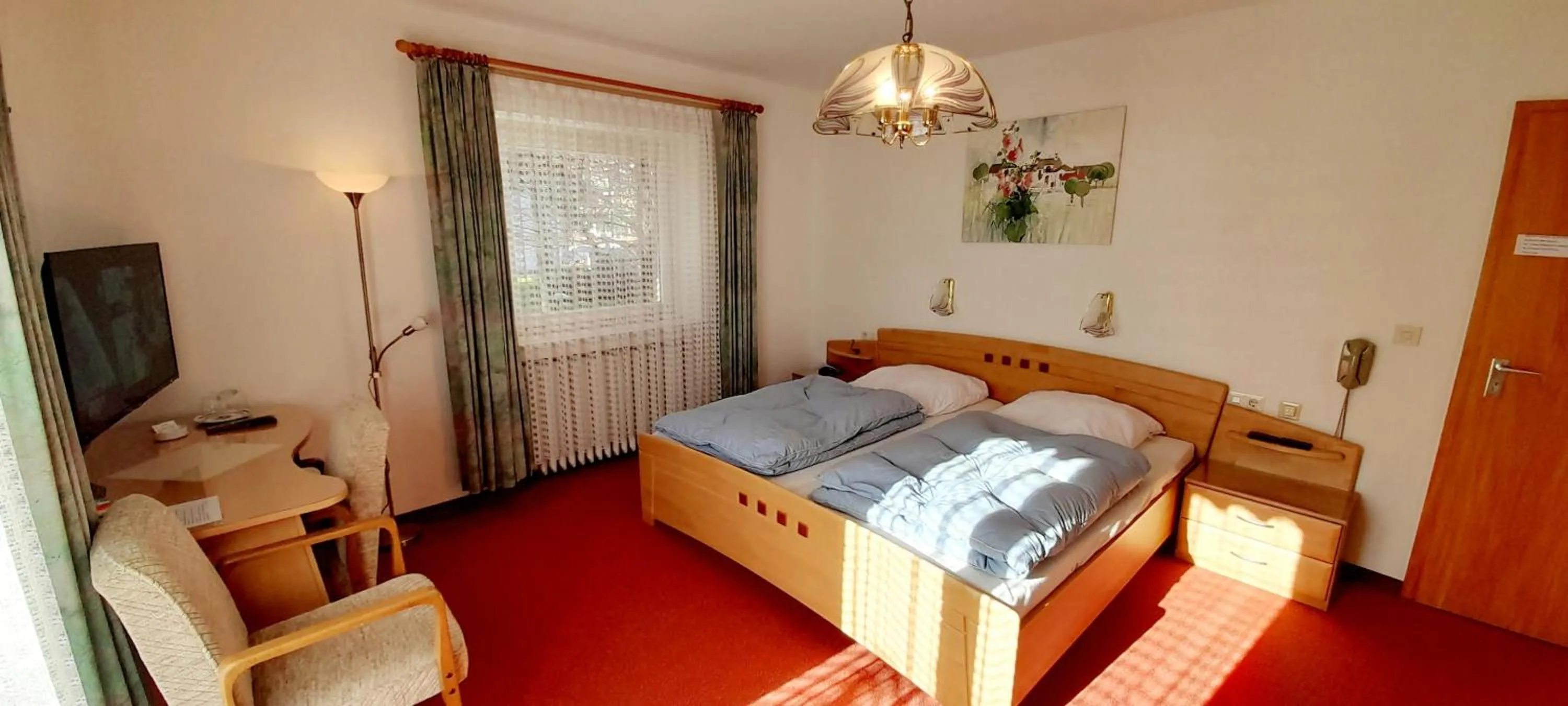 Bedroom, Bed in Hotel Seemüller