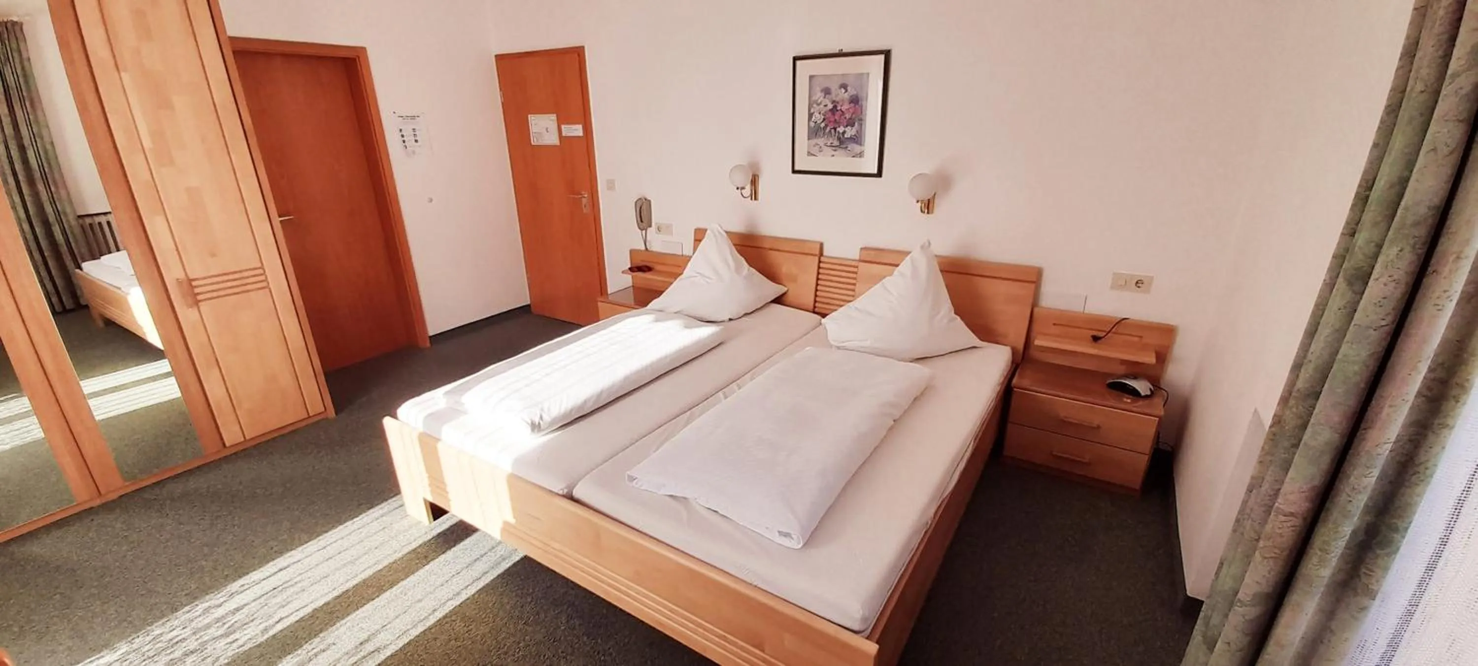 Bedroom, Bed in Hotel Seemüller