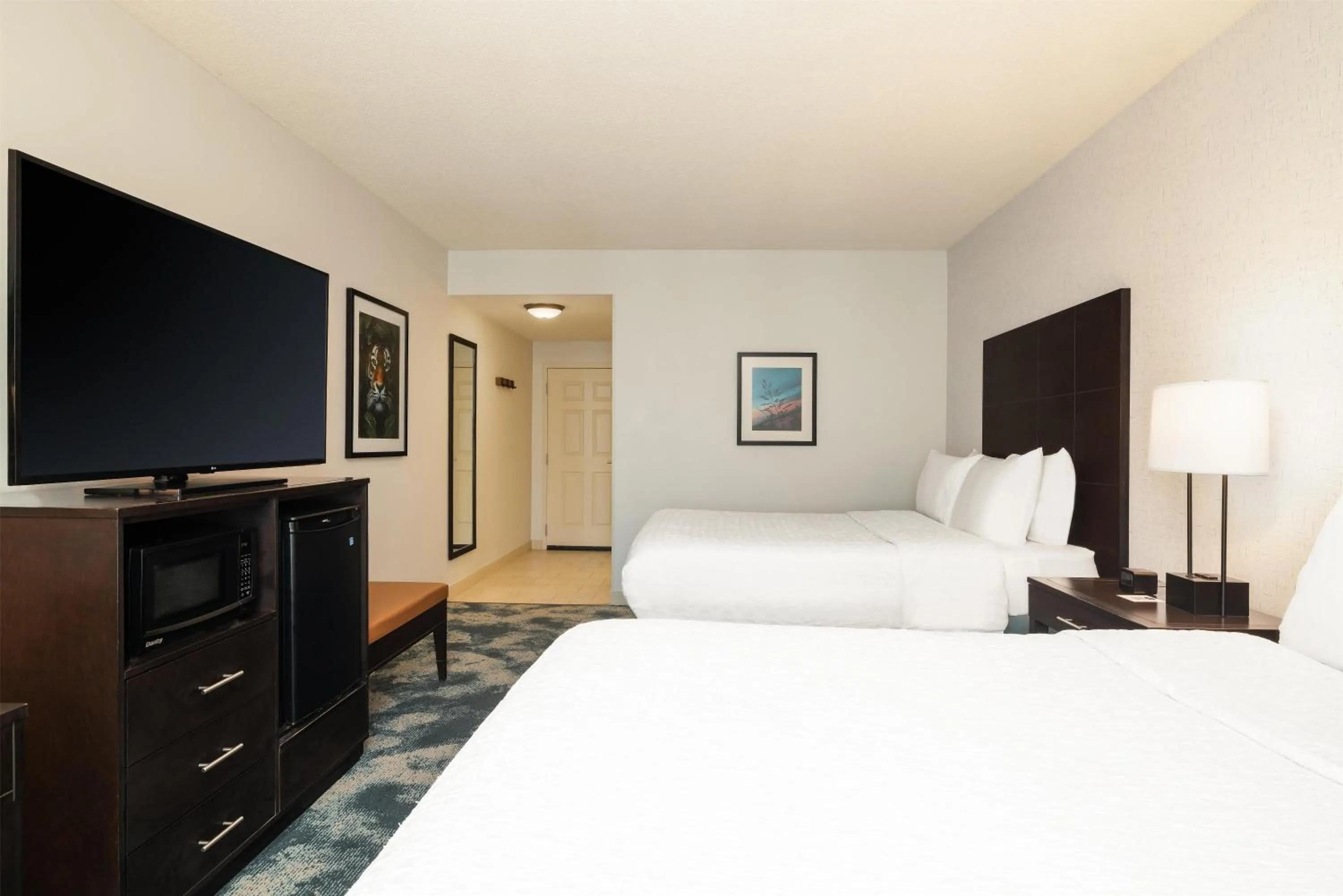 Bed in Hampton Inn & Suites Baton Rouge Downtown