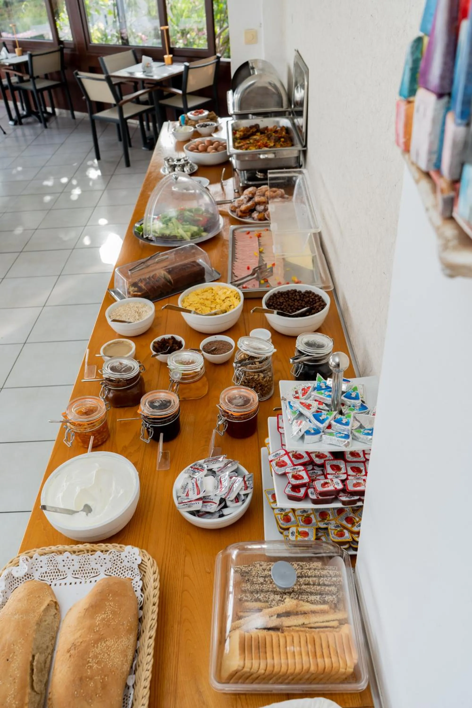 Continental breakfast in Frida Apartments
