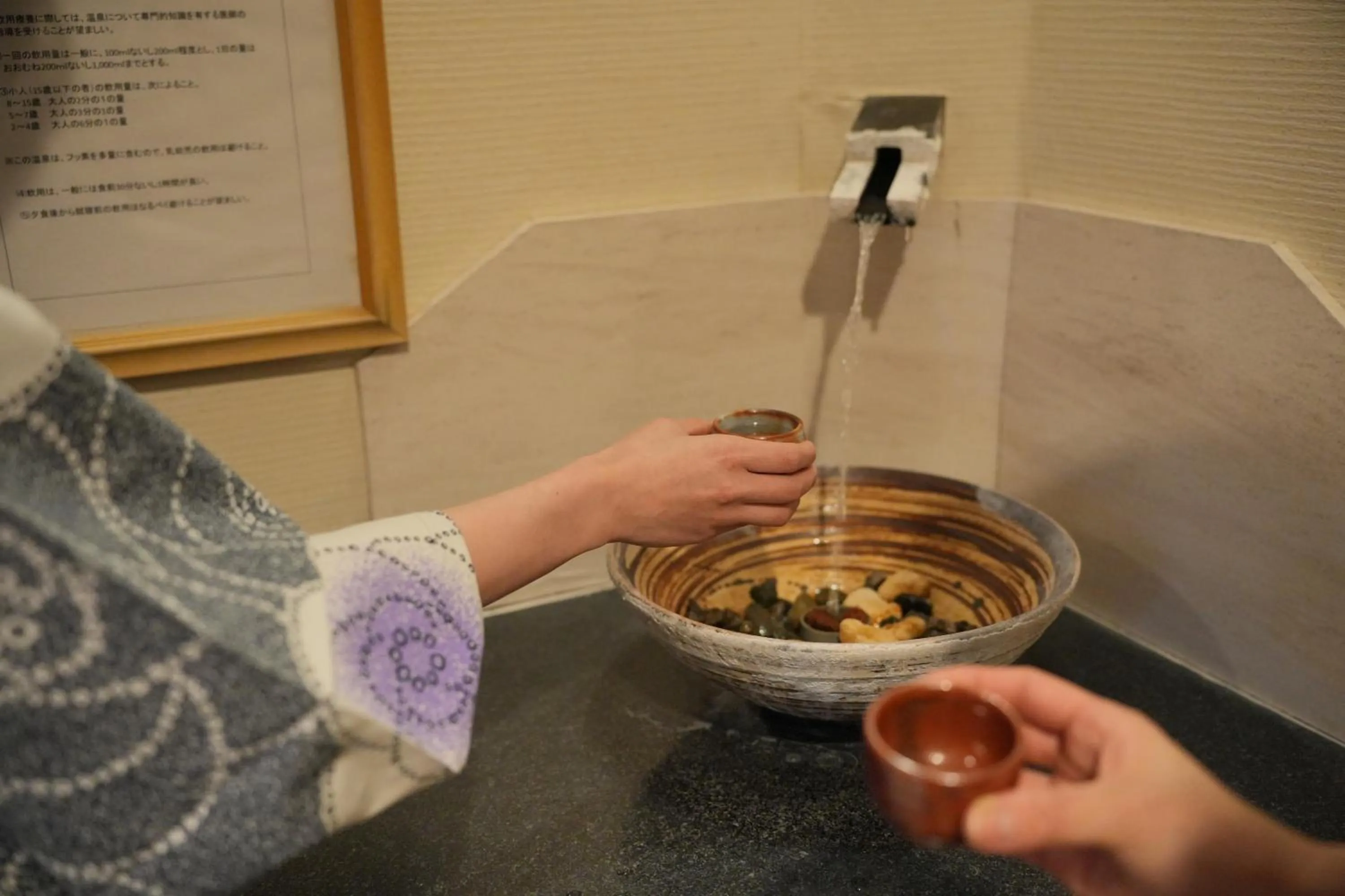 Hot Spring Bath in Ito Kowakien