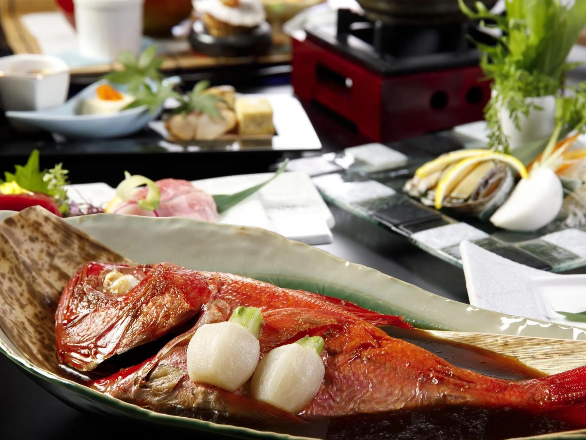 Dinner in Ito Kowakien