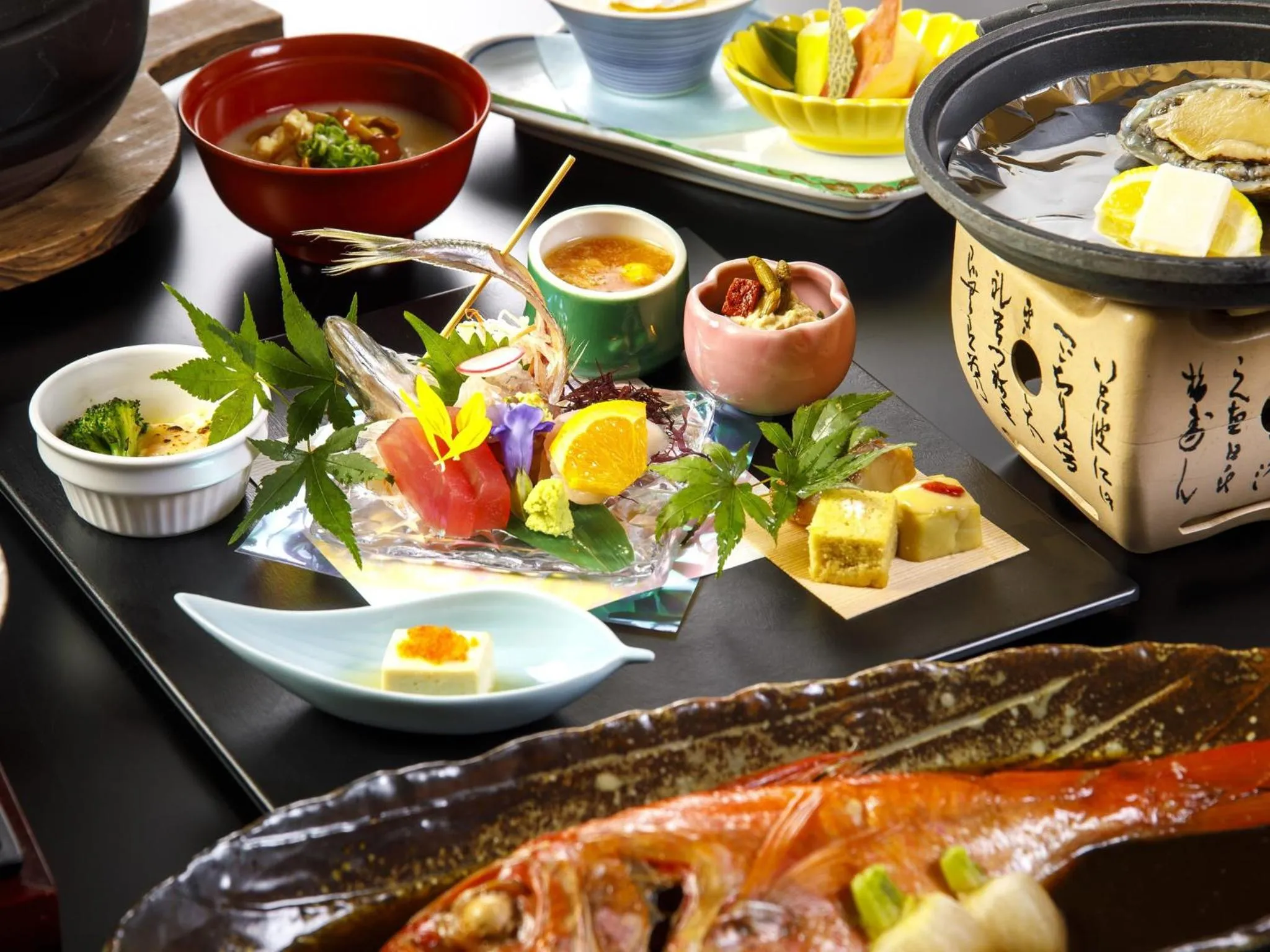 Dinner in Ito Kowakien