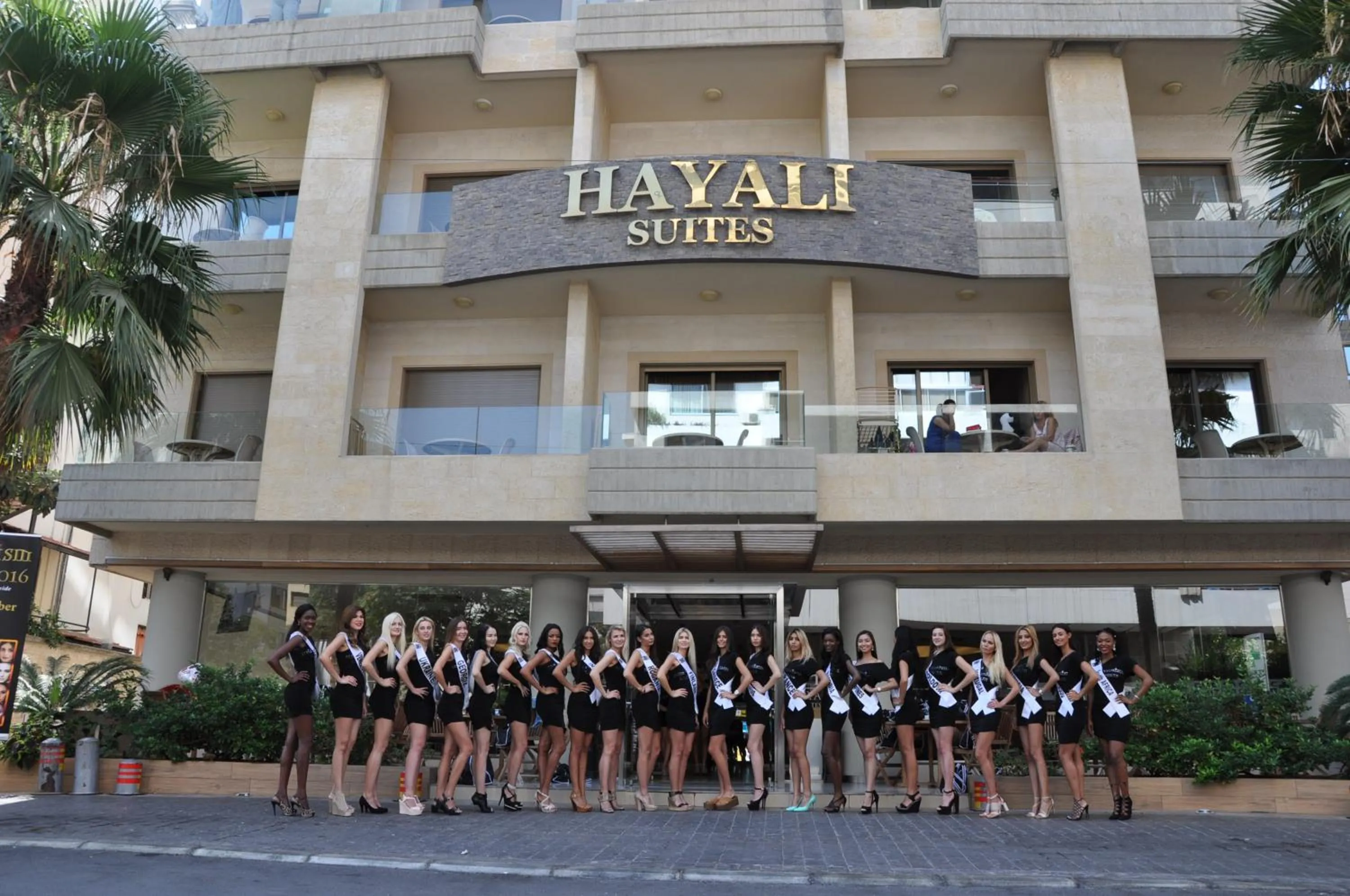 group of guests in Hayali Suites