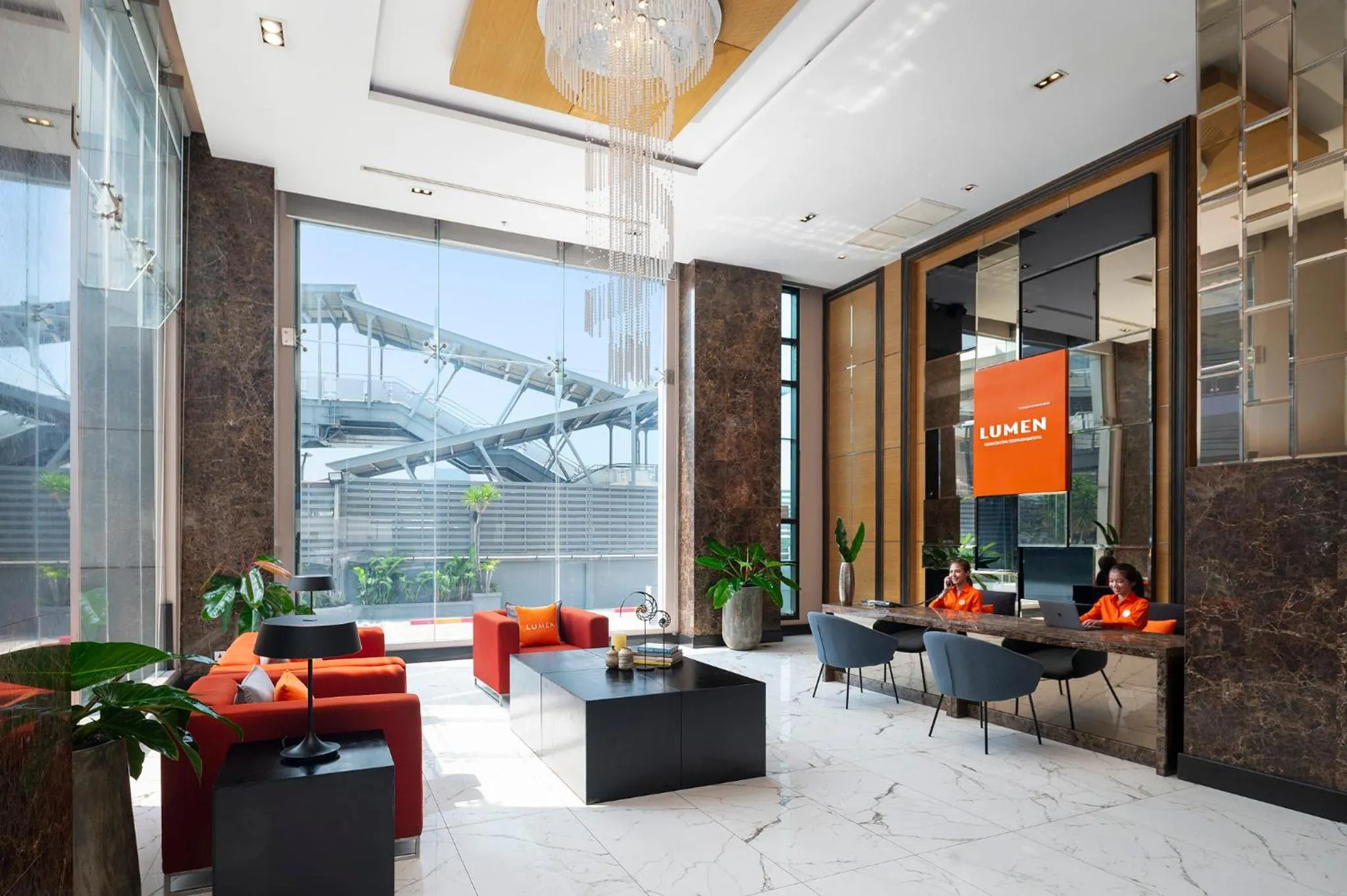 Lobby or reception in Lumen Bangkok Srinakarin