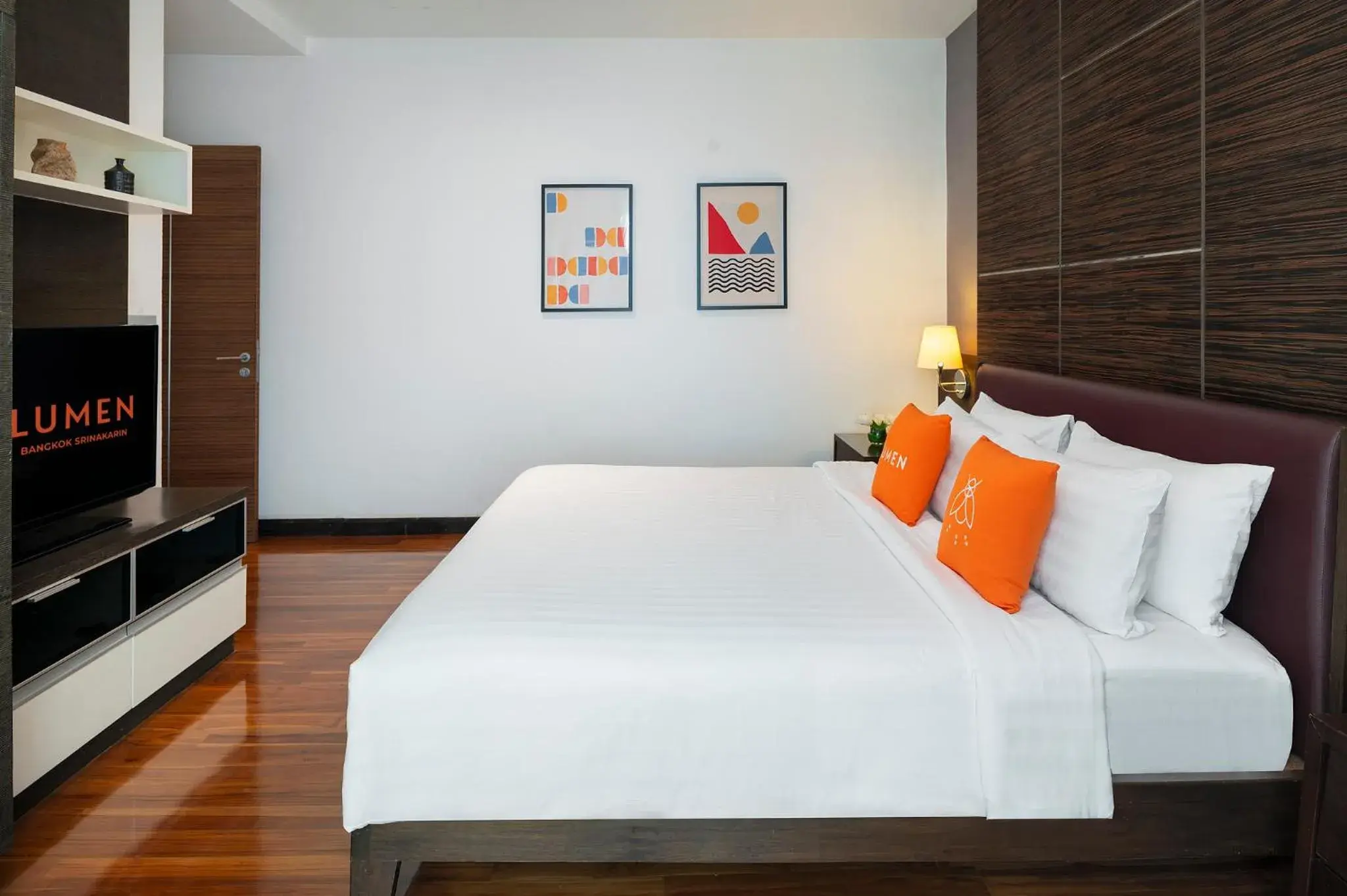 Bed in Lumen Bangkok Srinakarin Bed in Lumen Bangkok Srinakarin