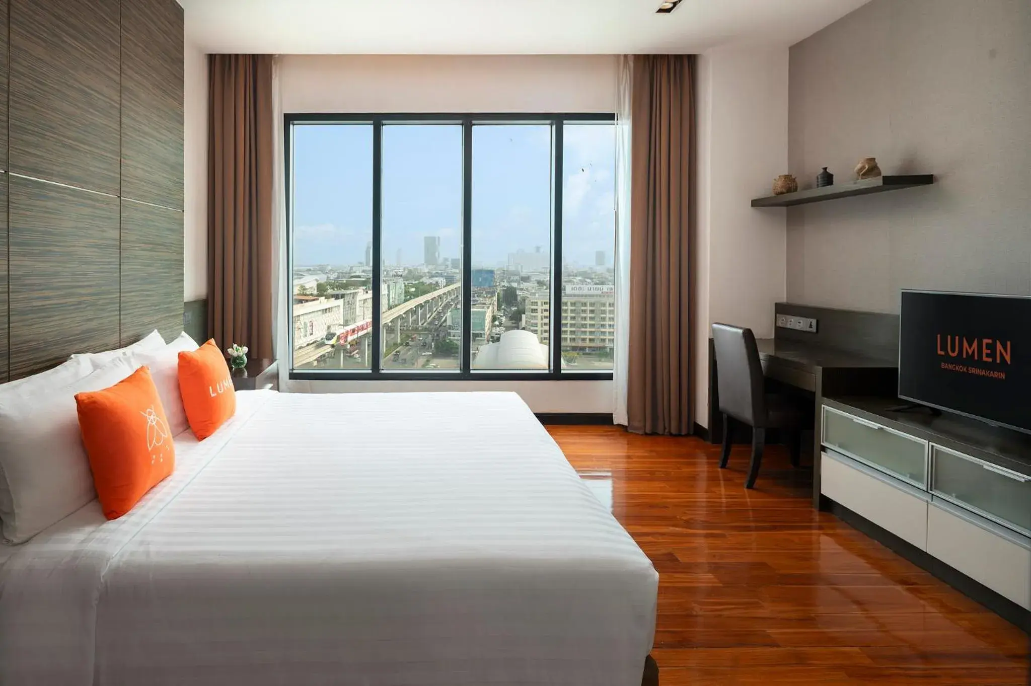 Bed in Lumen Bangkok Srinakarin Bed in Lumen Bangkok Srinakarin