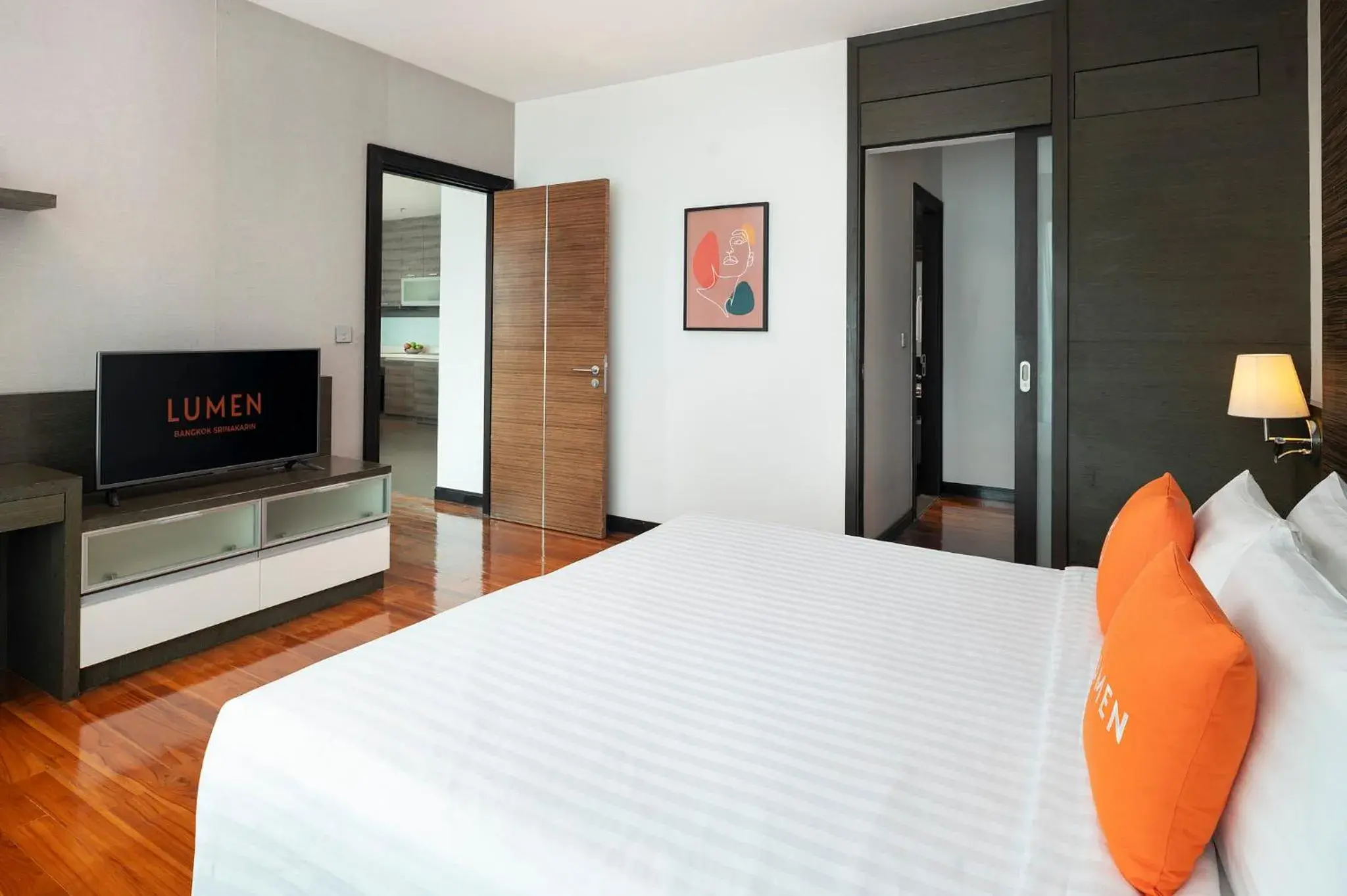 Bed in Lumen Bangkok Srinakarin Bed in Lumen Bangkok Srinakarin