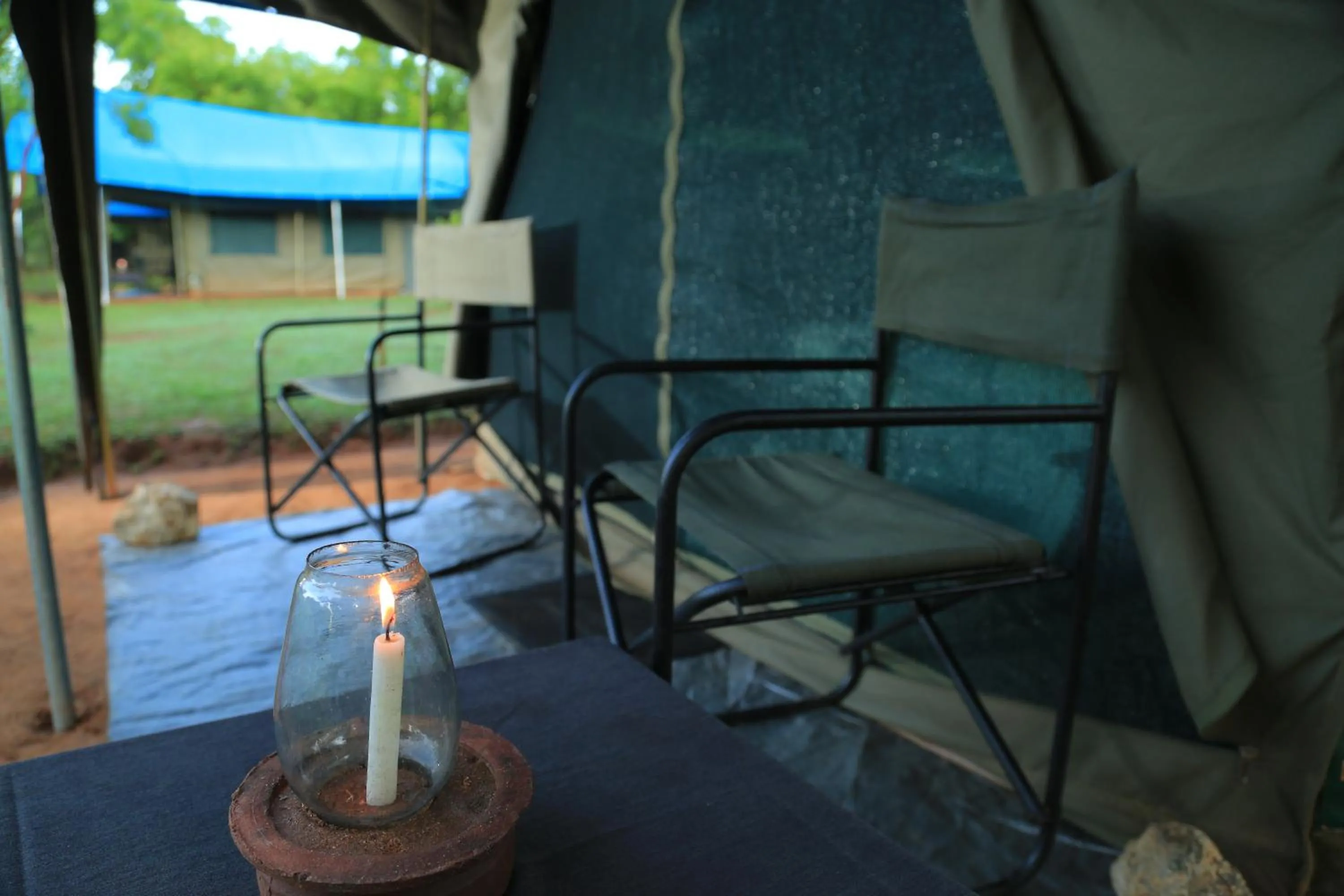 Seating area in Big Game Yala - by Eco Team