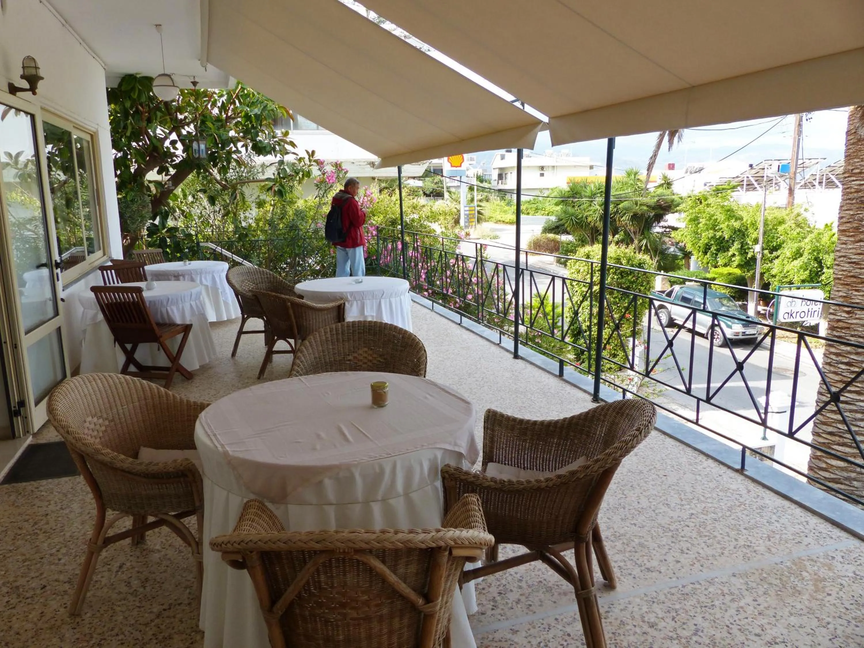 Balcony/Terrace in Akrotiri Hotel