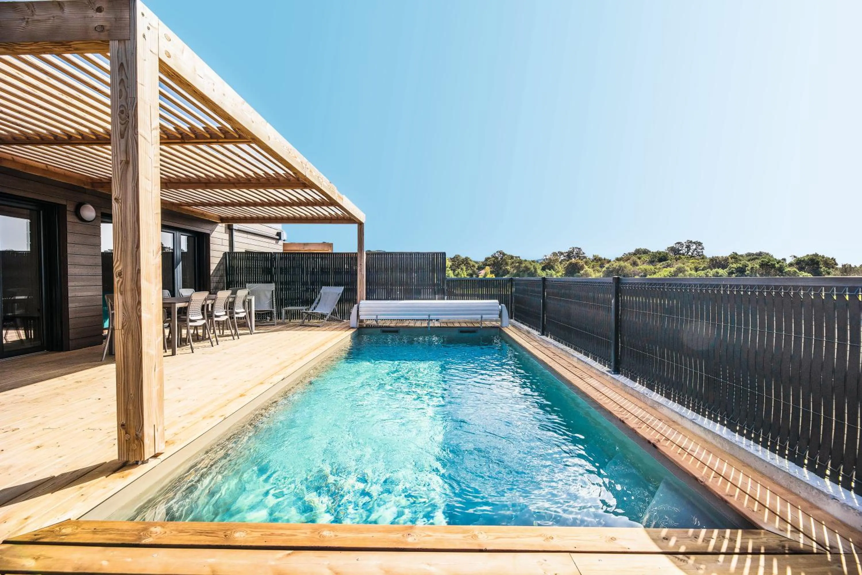 Patio in Résidence Pierre & Vacances Premium Les Terrasses d'Arsella