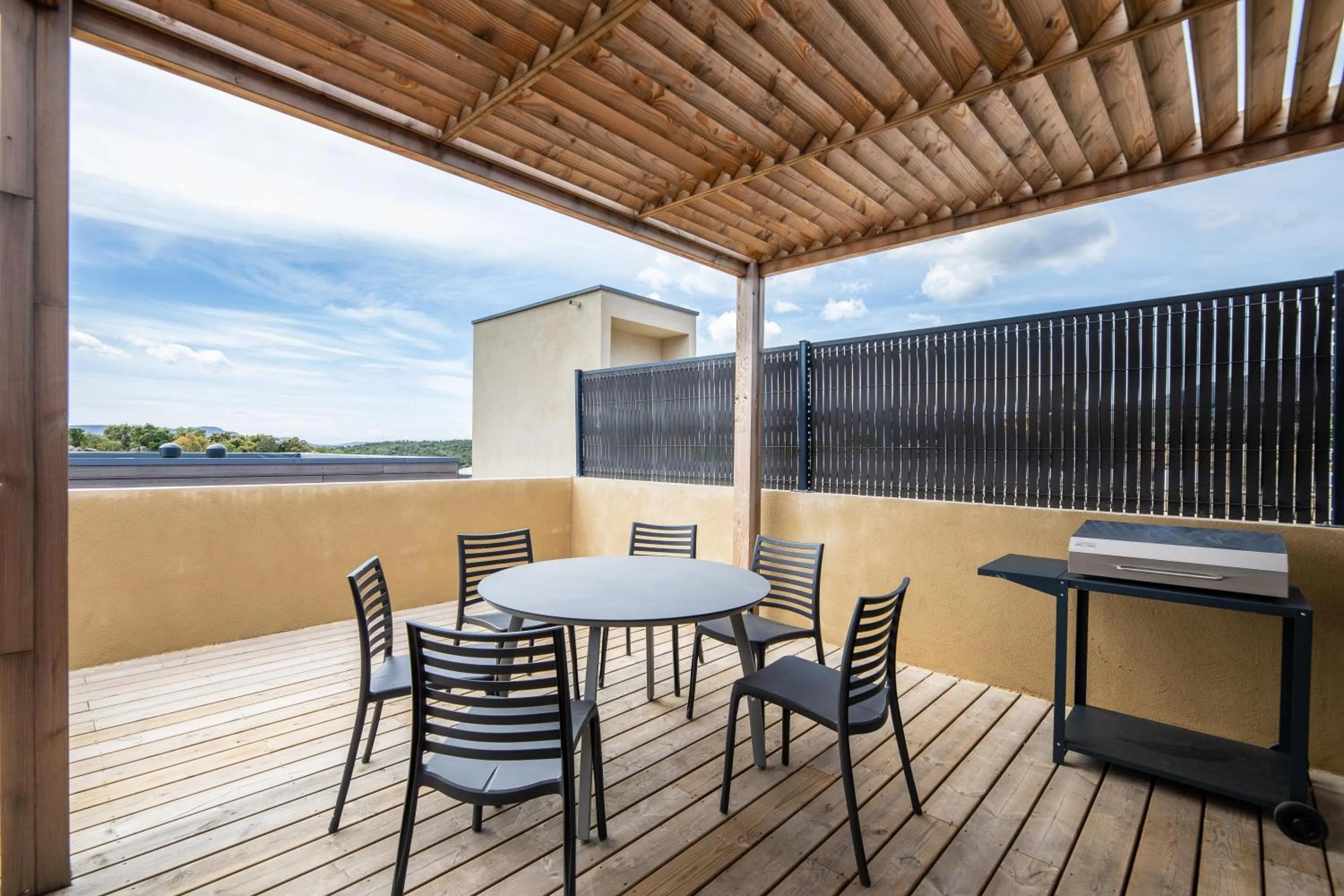 Patio in Résidence Pierre & Vacances Premium Les Terrasses d'Arsella