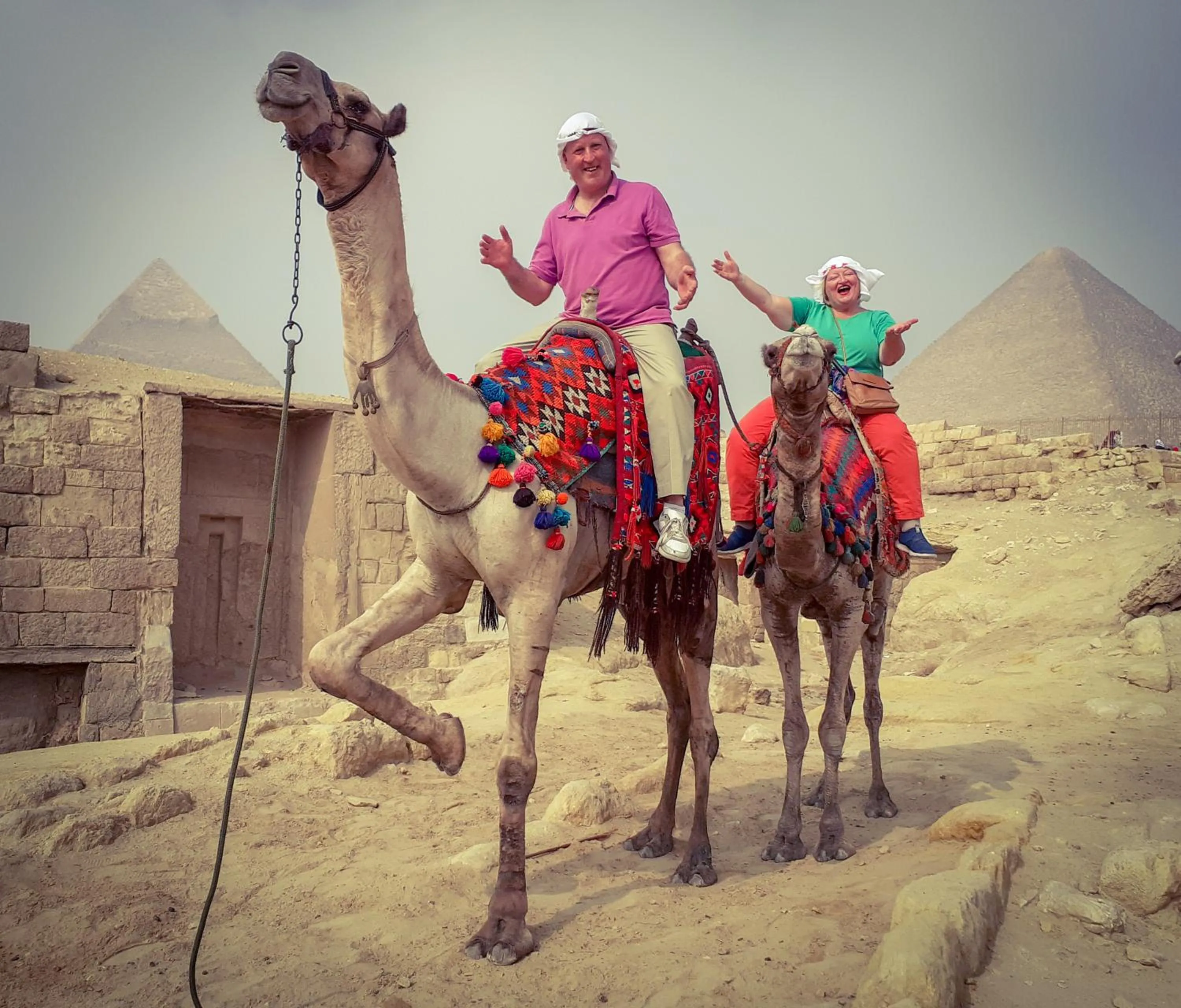Horse-riding in Pyramids Top Inn