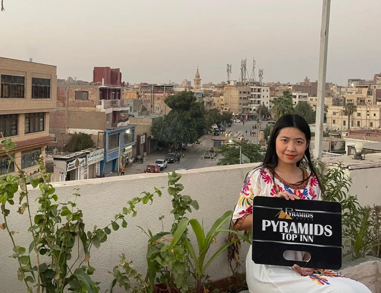 City view in Pyramids Top Inn