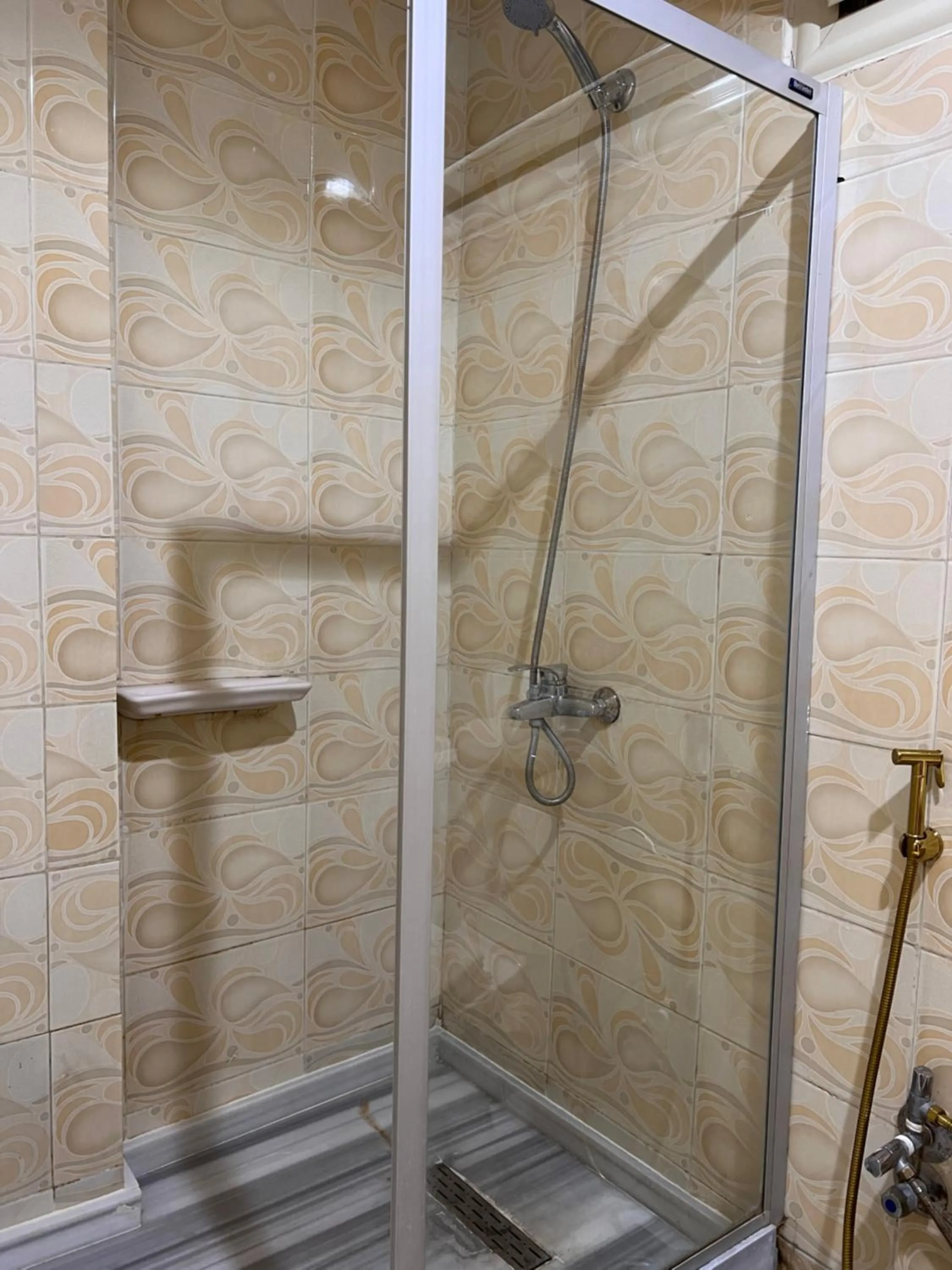 Shower in Pyramids Top Inn