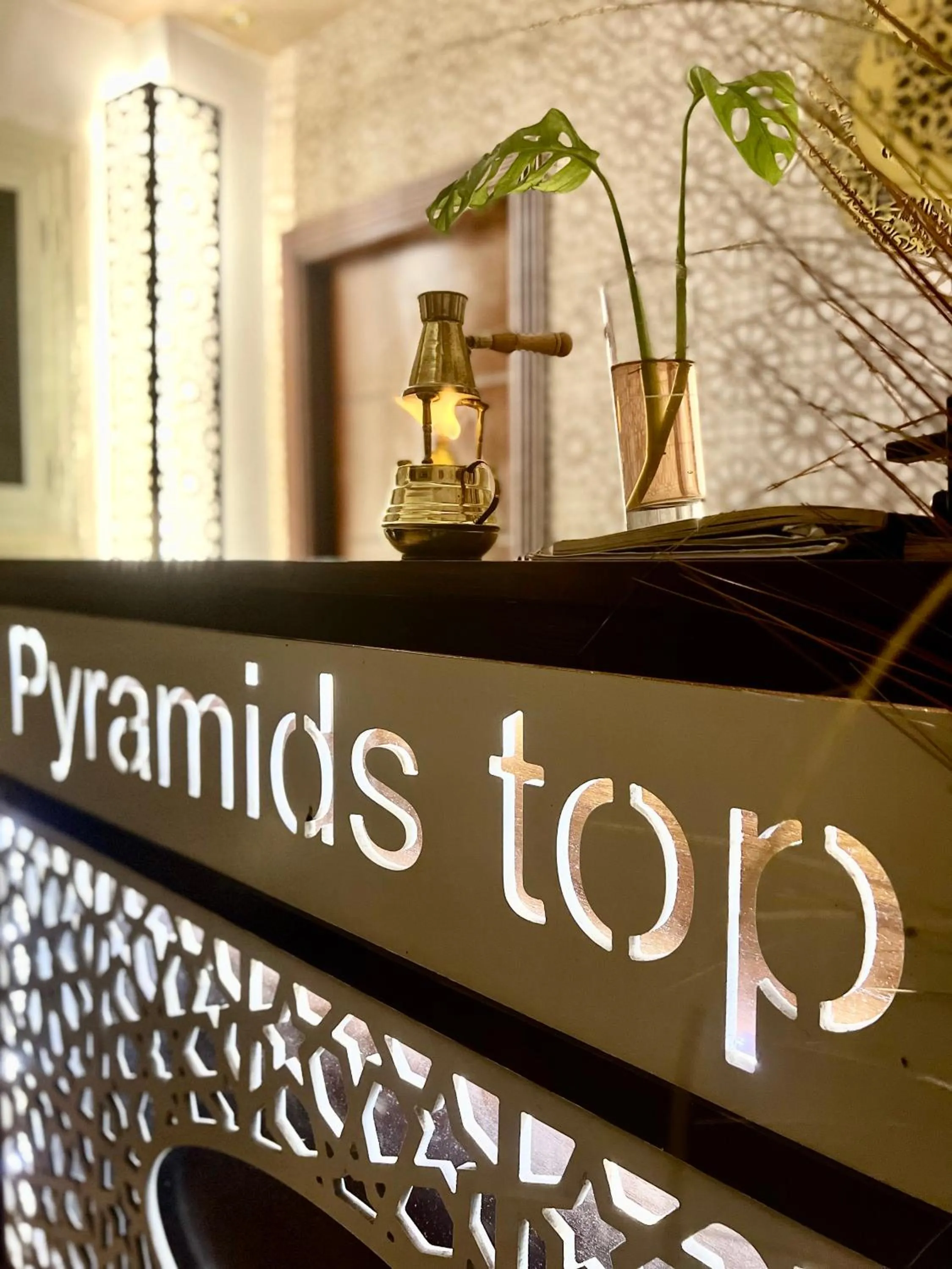 Property logo or sign in Pyramids Top Inn