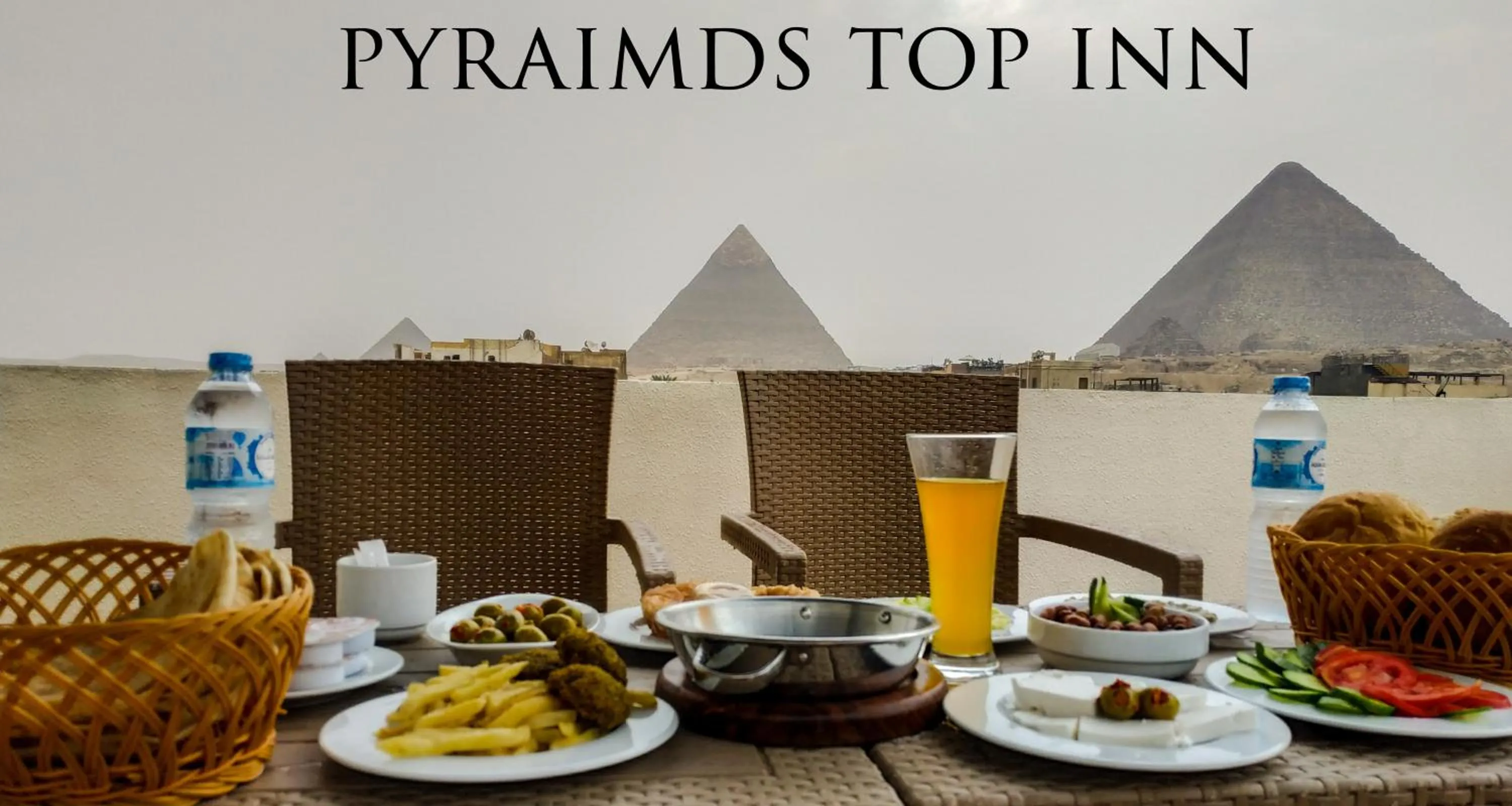 Breakfast in Pyramids Top Inn