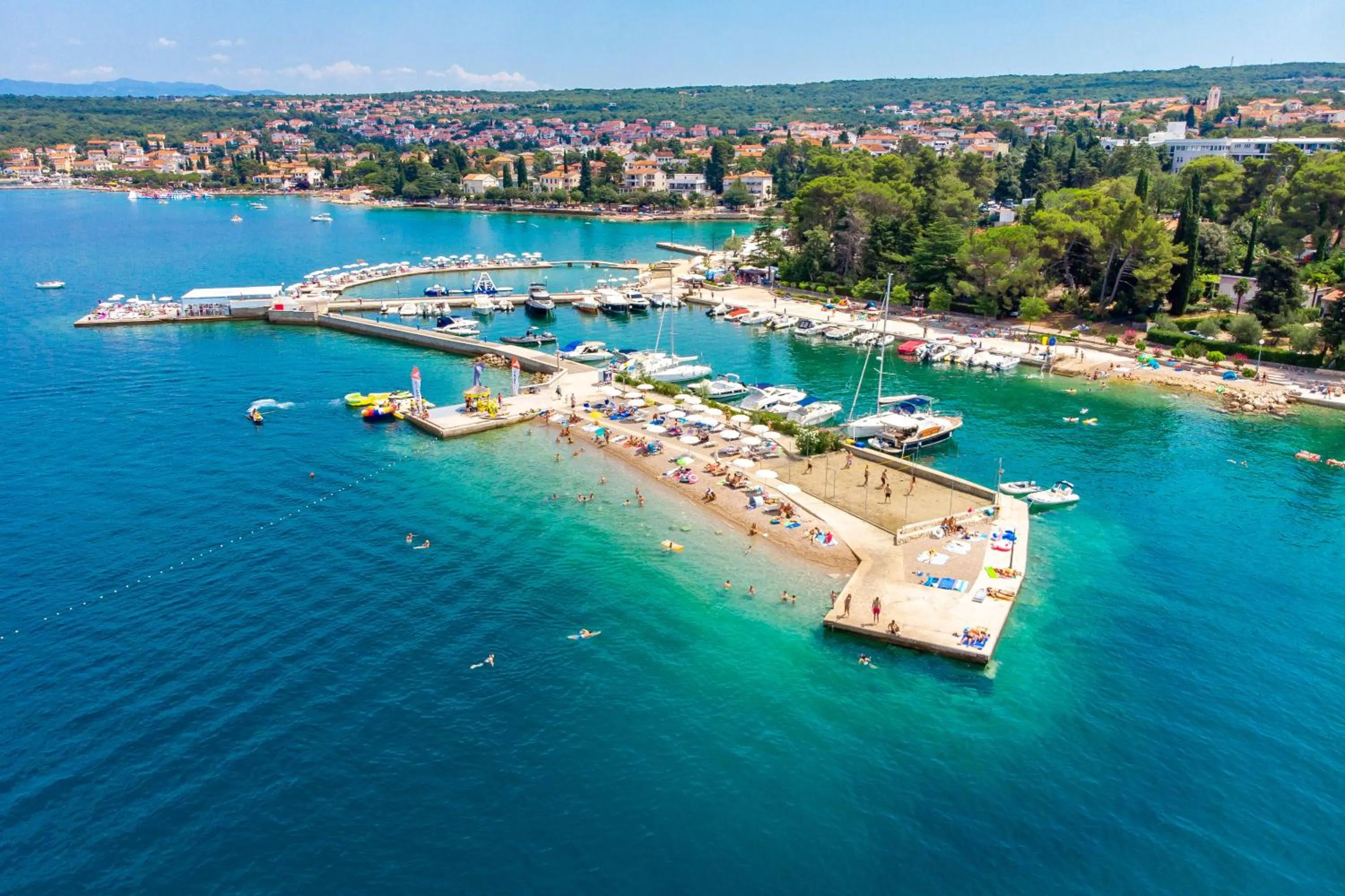 Bird's eye view in Hotel Malin