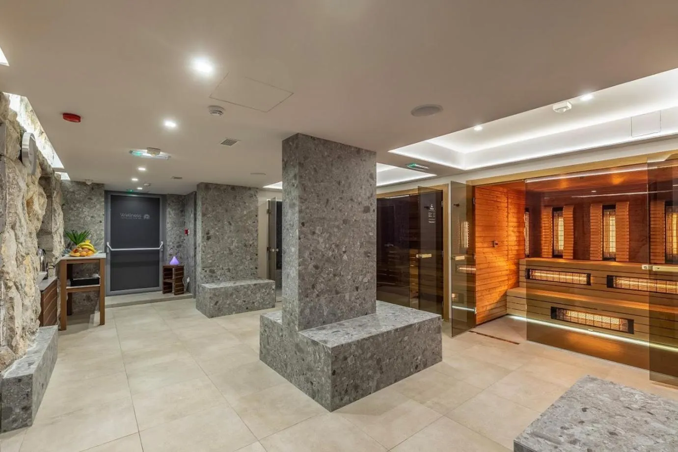 Sauna in Hotel Malin