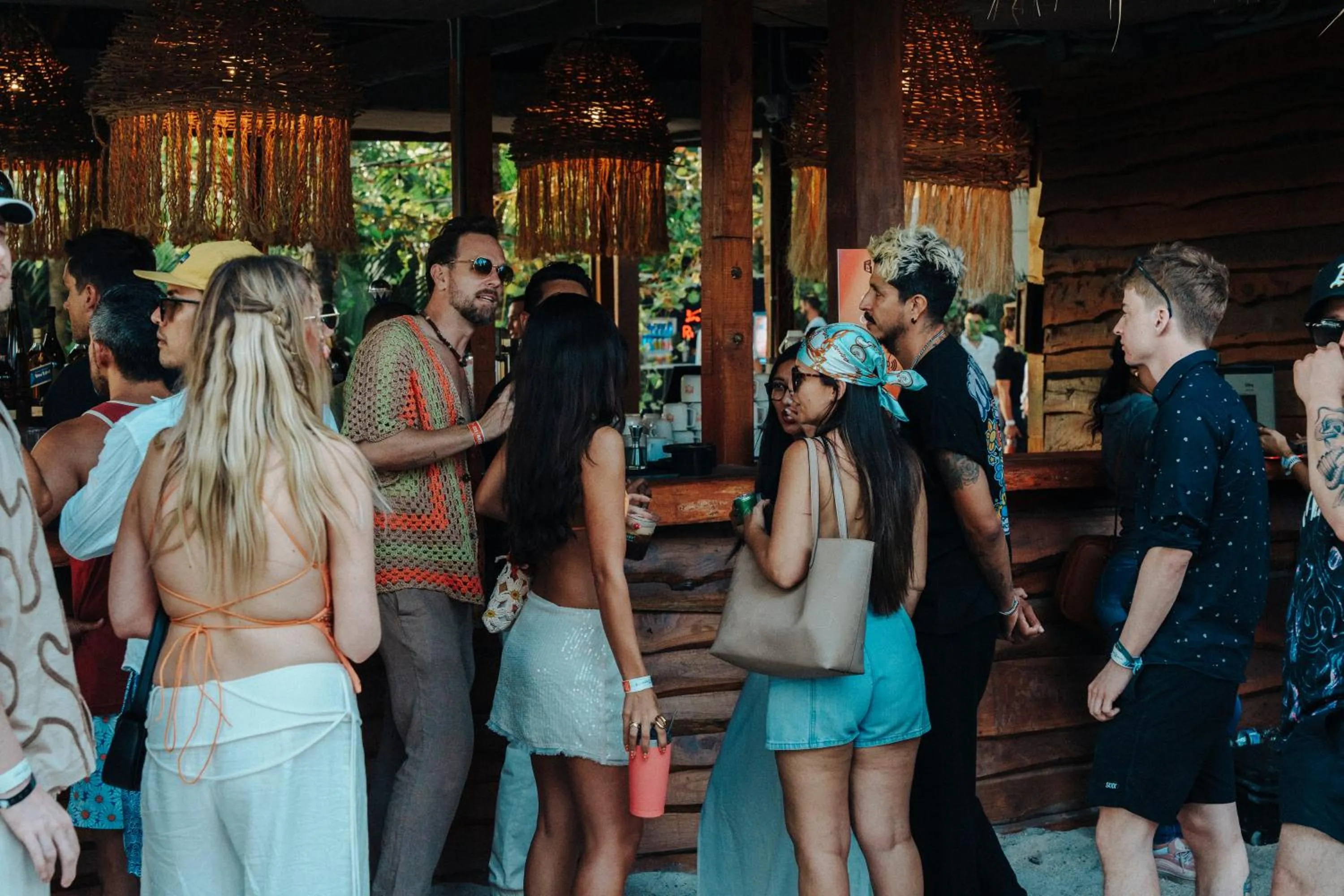 People in Mayan Monkey Isla Mujeres - Social Hotel