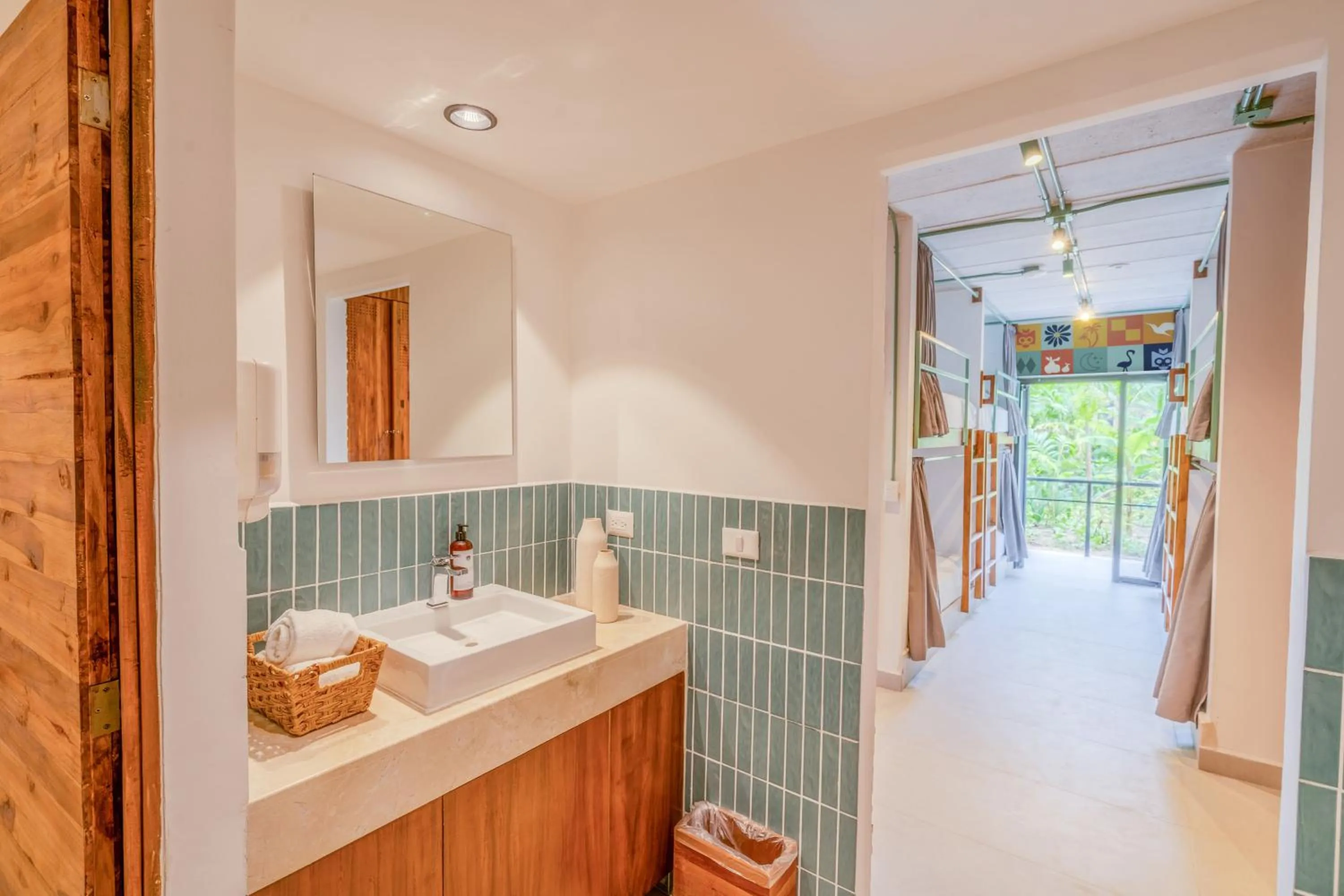 Bathroom in Mayan Monkey Isla Mujeres - Social Hotel