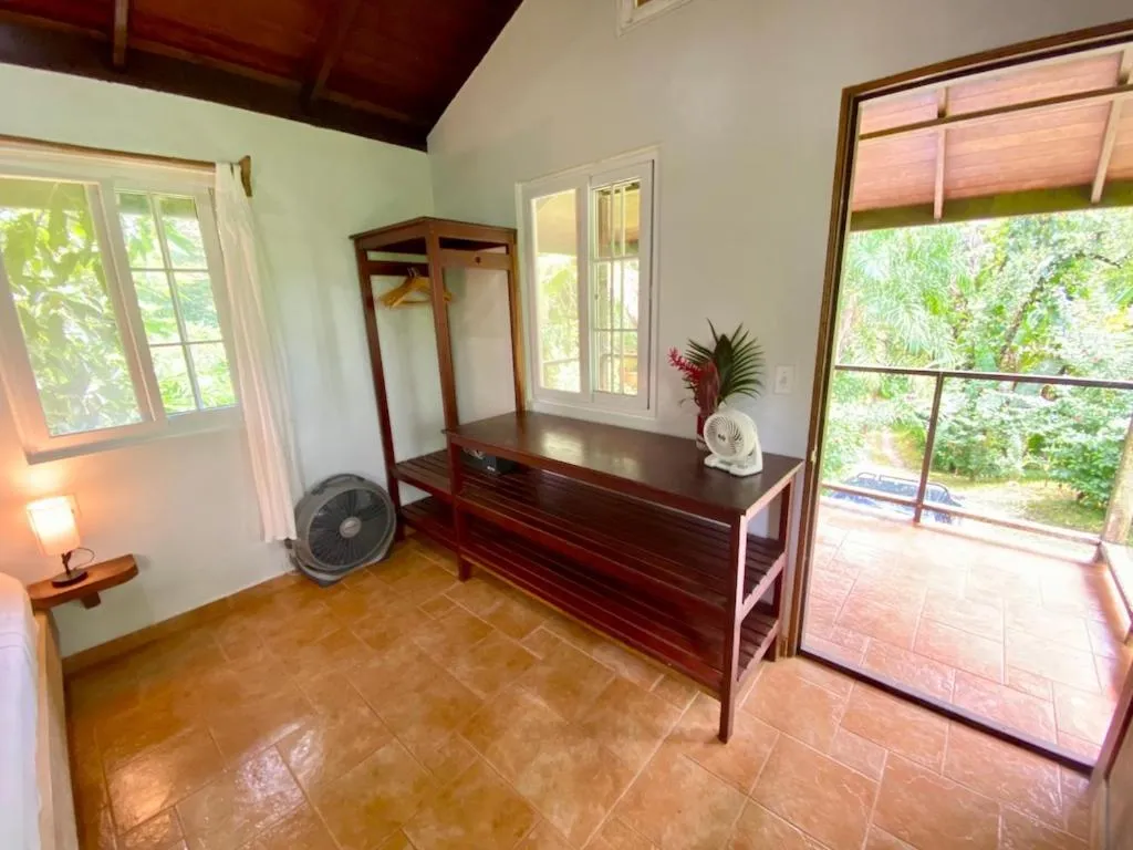 Living room in Bird Island Bungalows