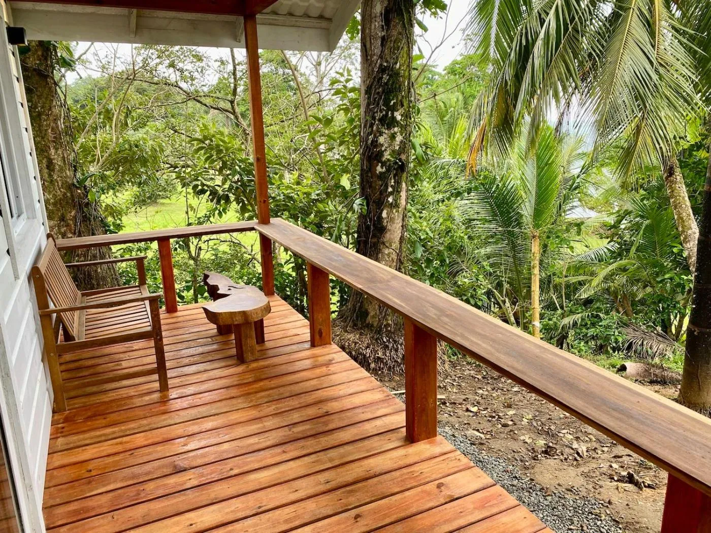 Patio in Bird Island Bungalows
