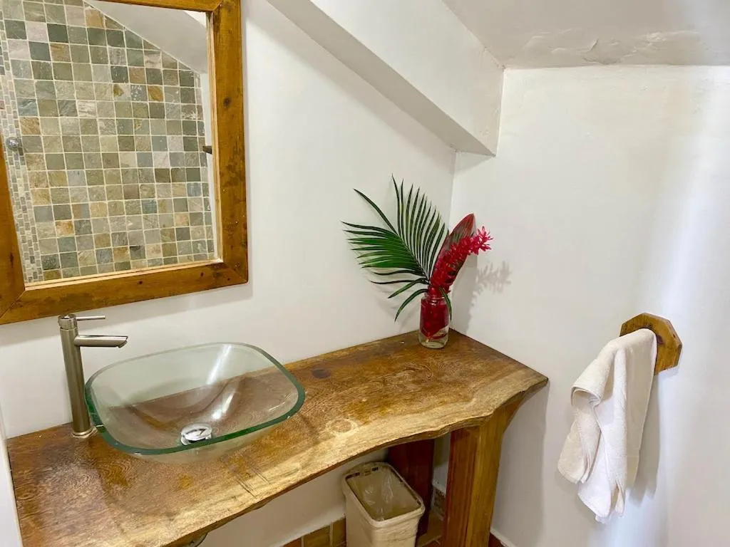 Bathroom in Bird Island Bungalows