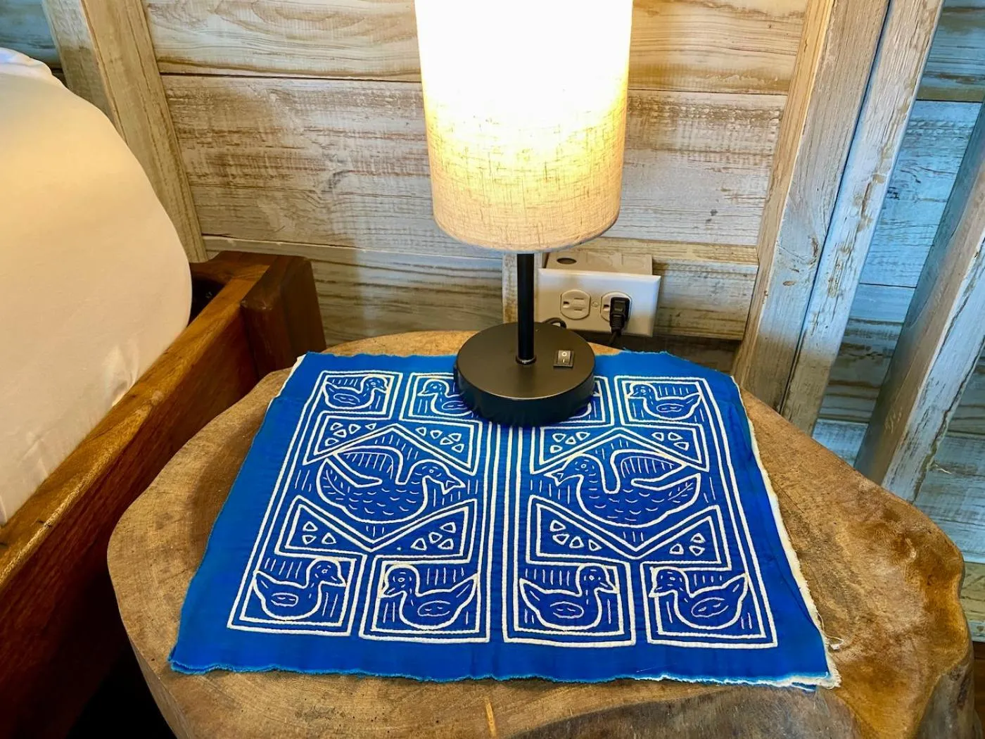 Bedroom in Bird Island Bungalows