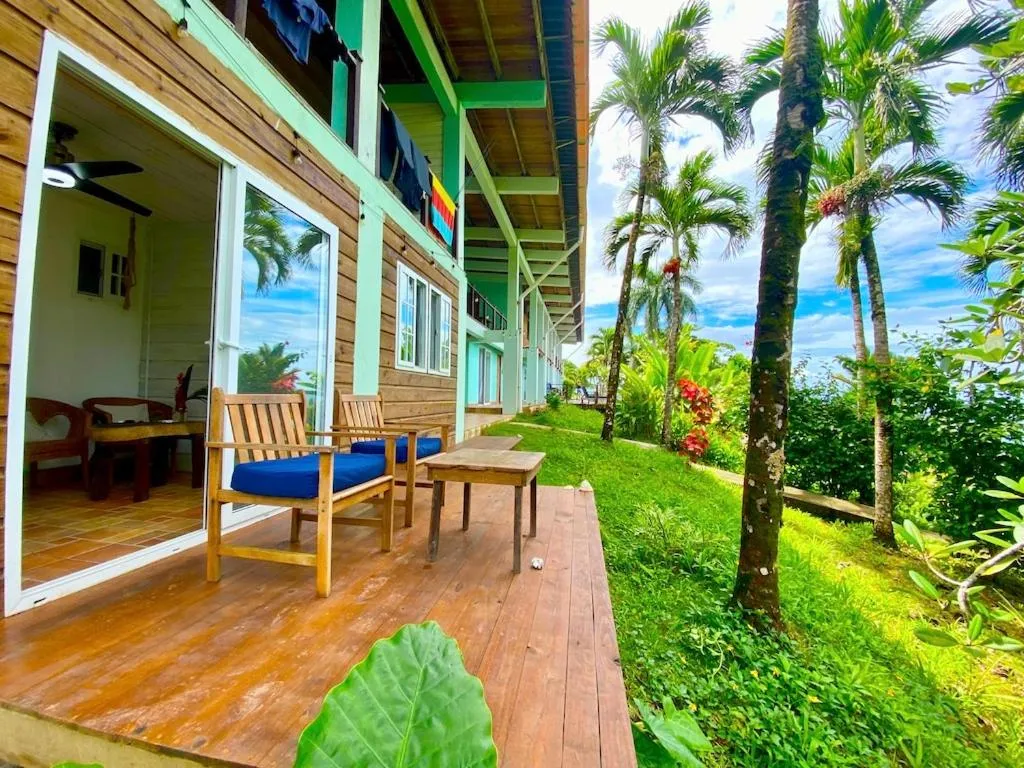 Patio in Bird Island Bungalows