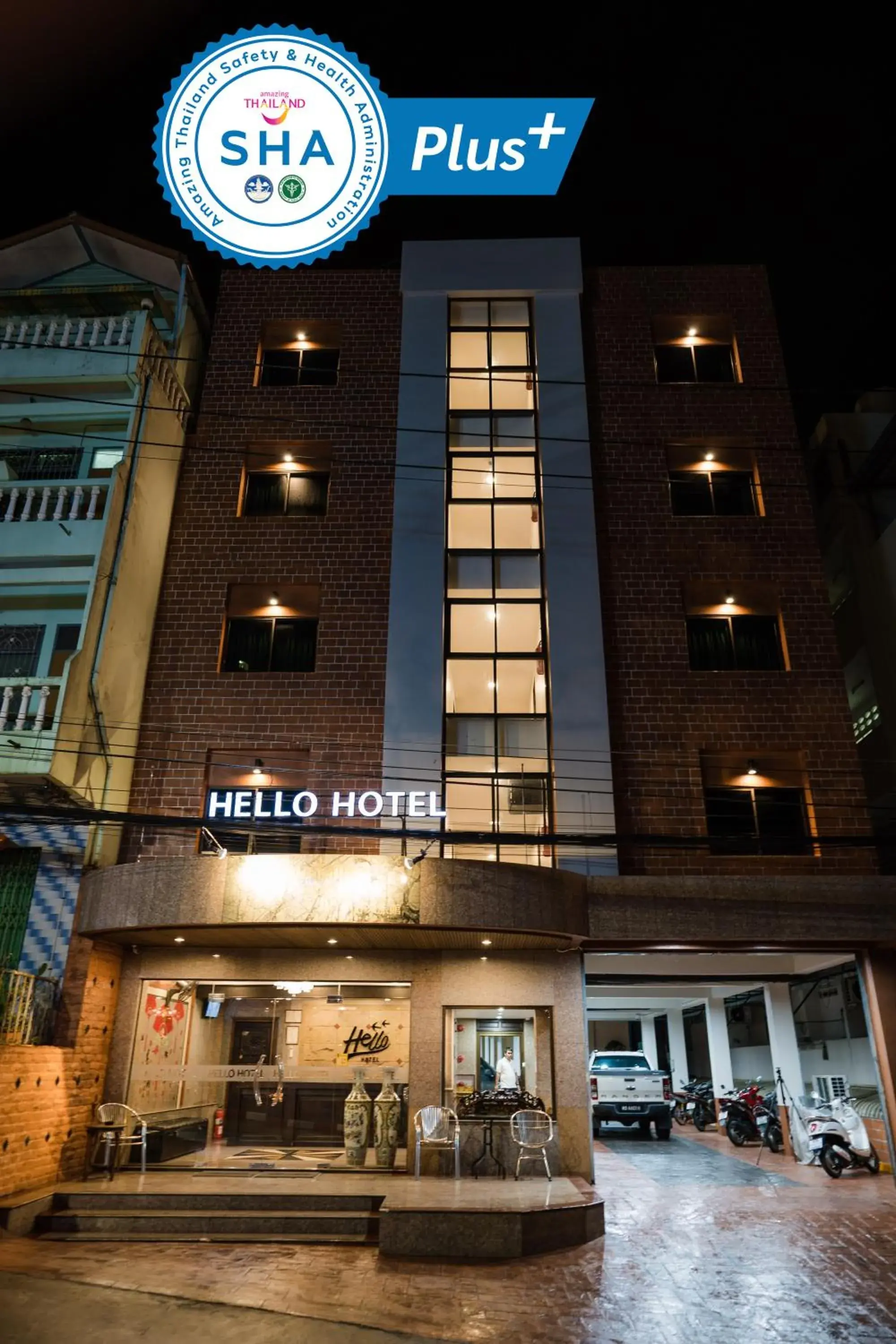 Property building in Betong Hello Hotel Property building in Betong Hello Hotel