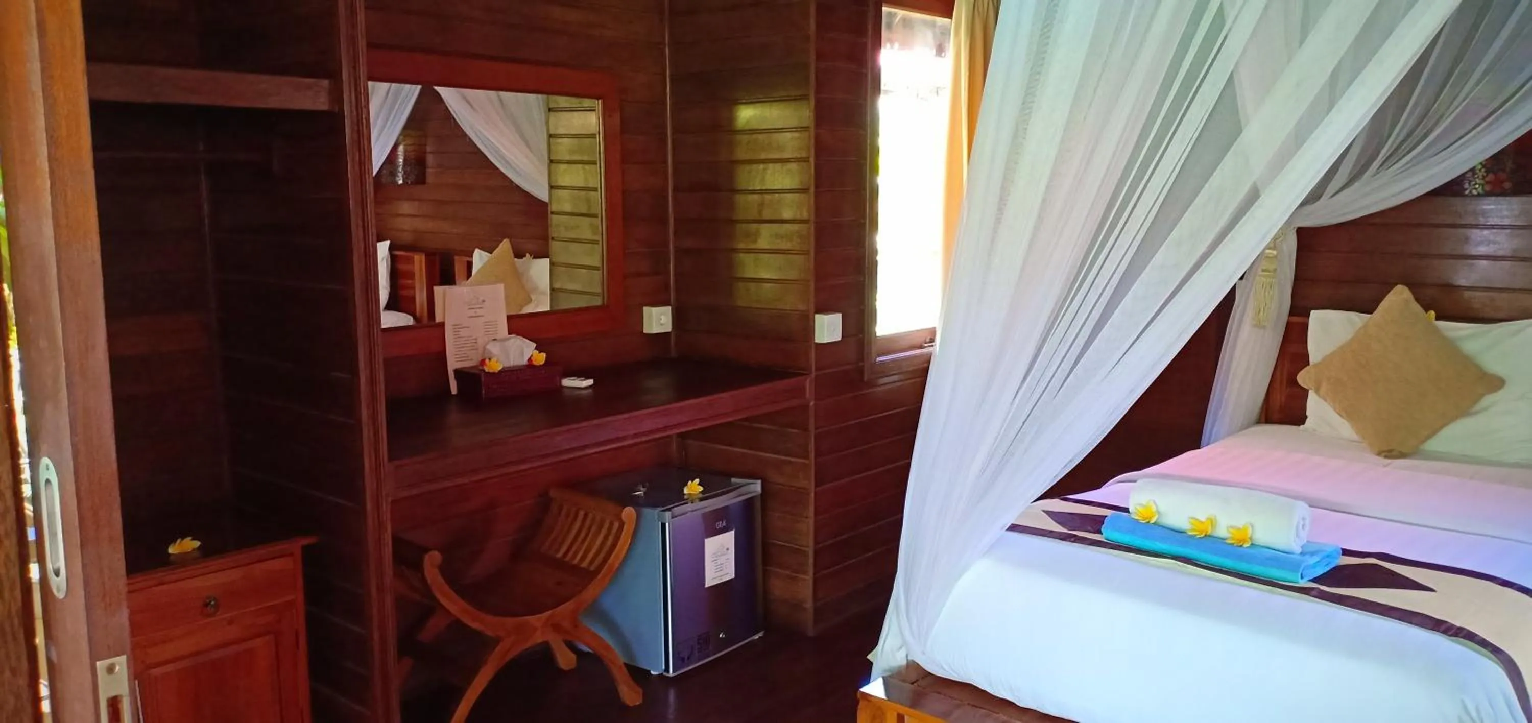 Bed in Cassava Bungalow